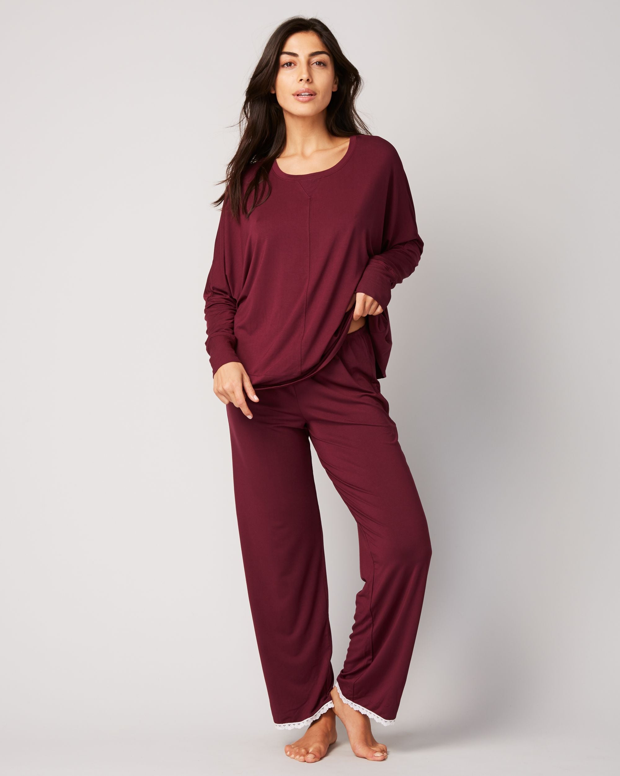 Journelle Emma Lounge Pant in red