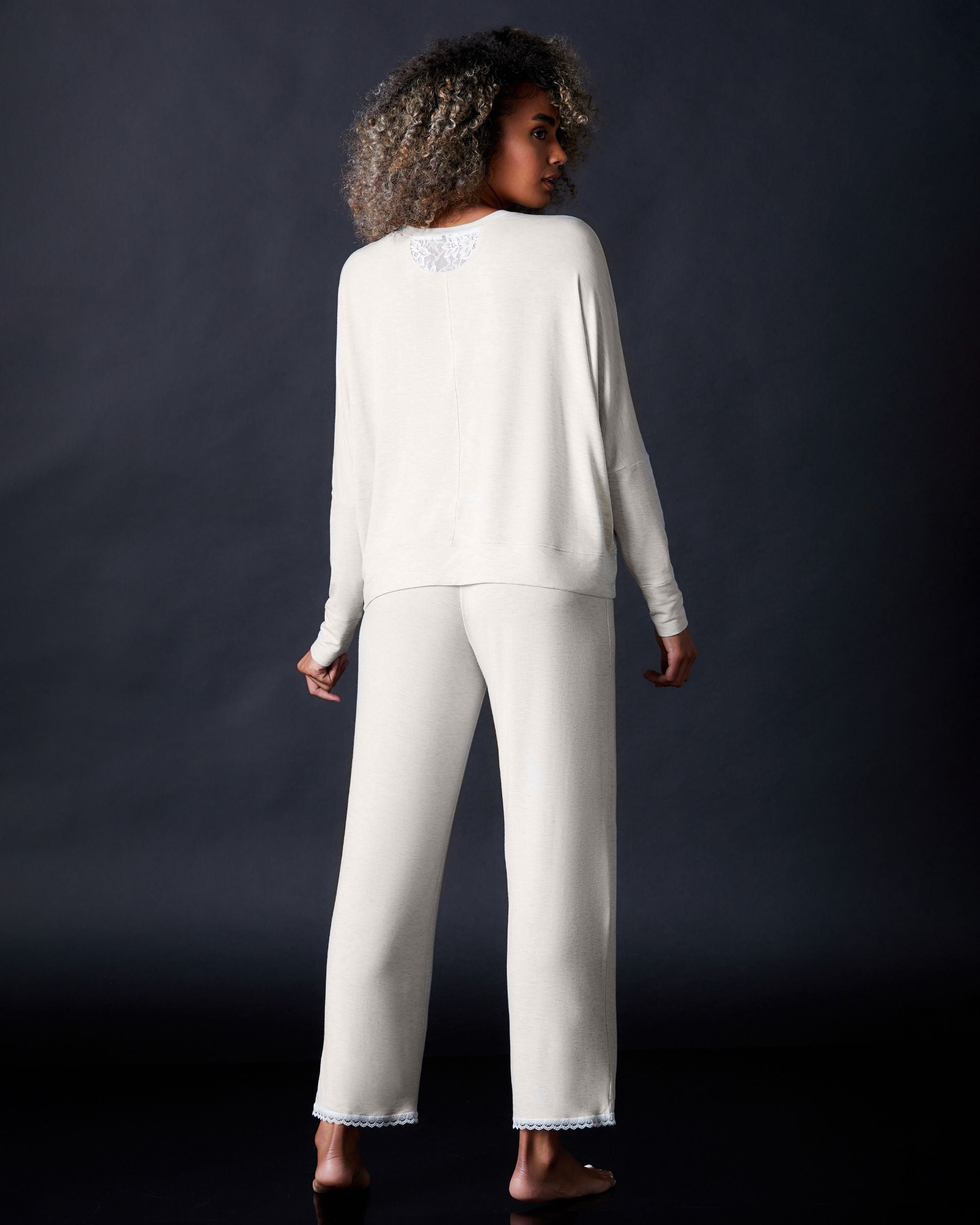 Journelle Emma Lounge Pant in white