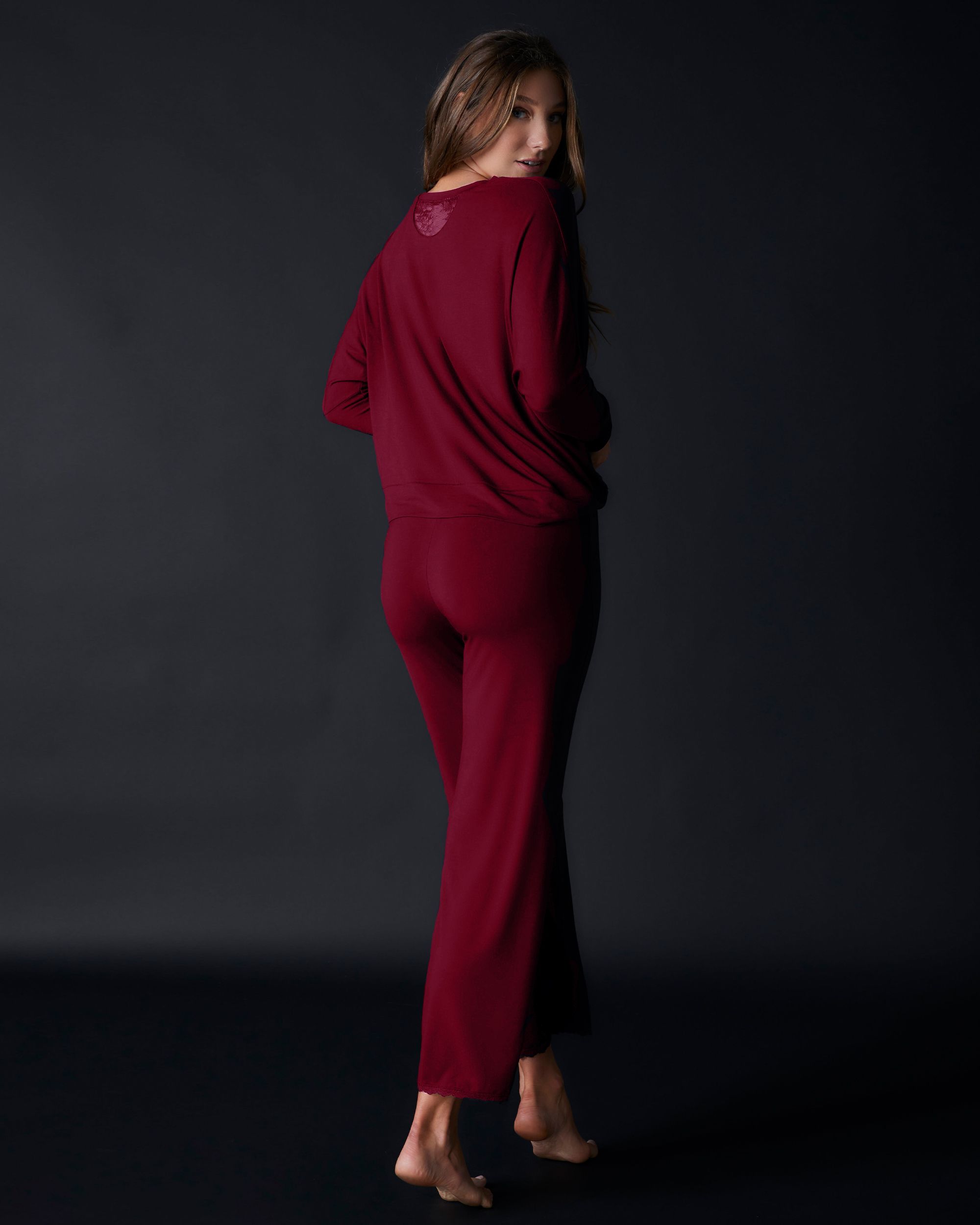 Journelle Emma Pullover in red