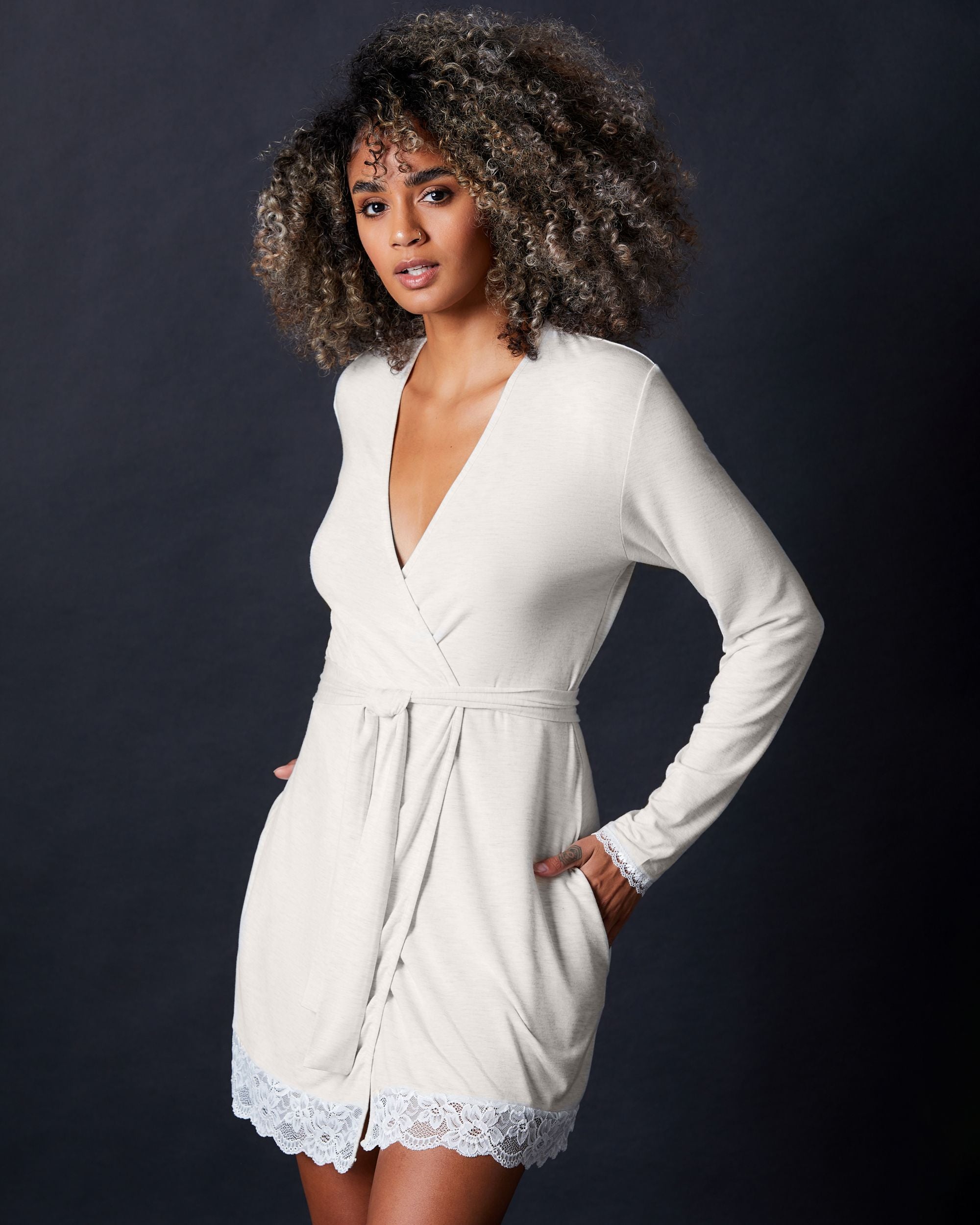 Journelle Emma Robe in white