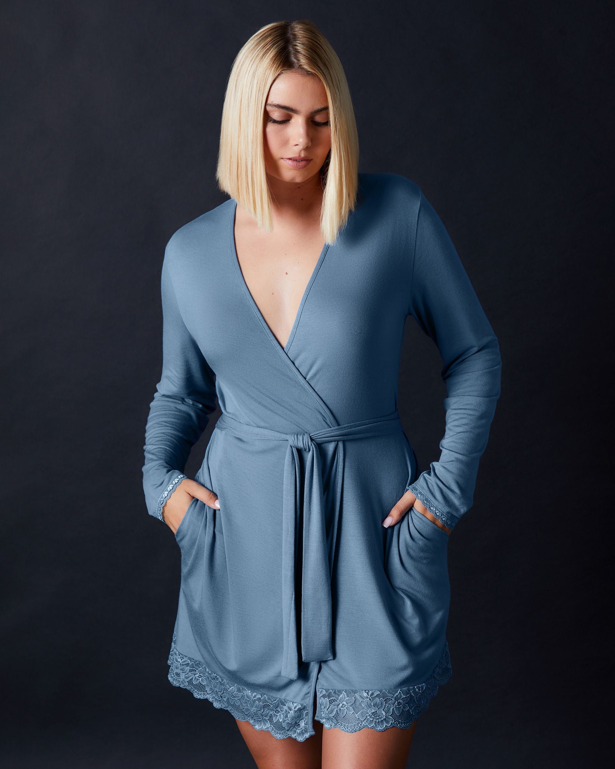 Journelle Emma Robe in blue