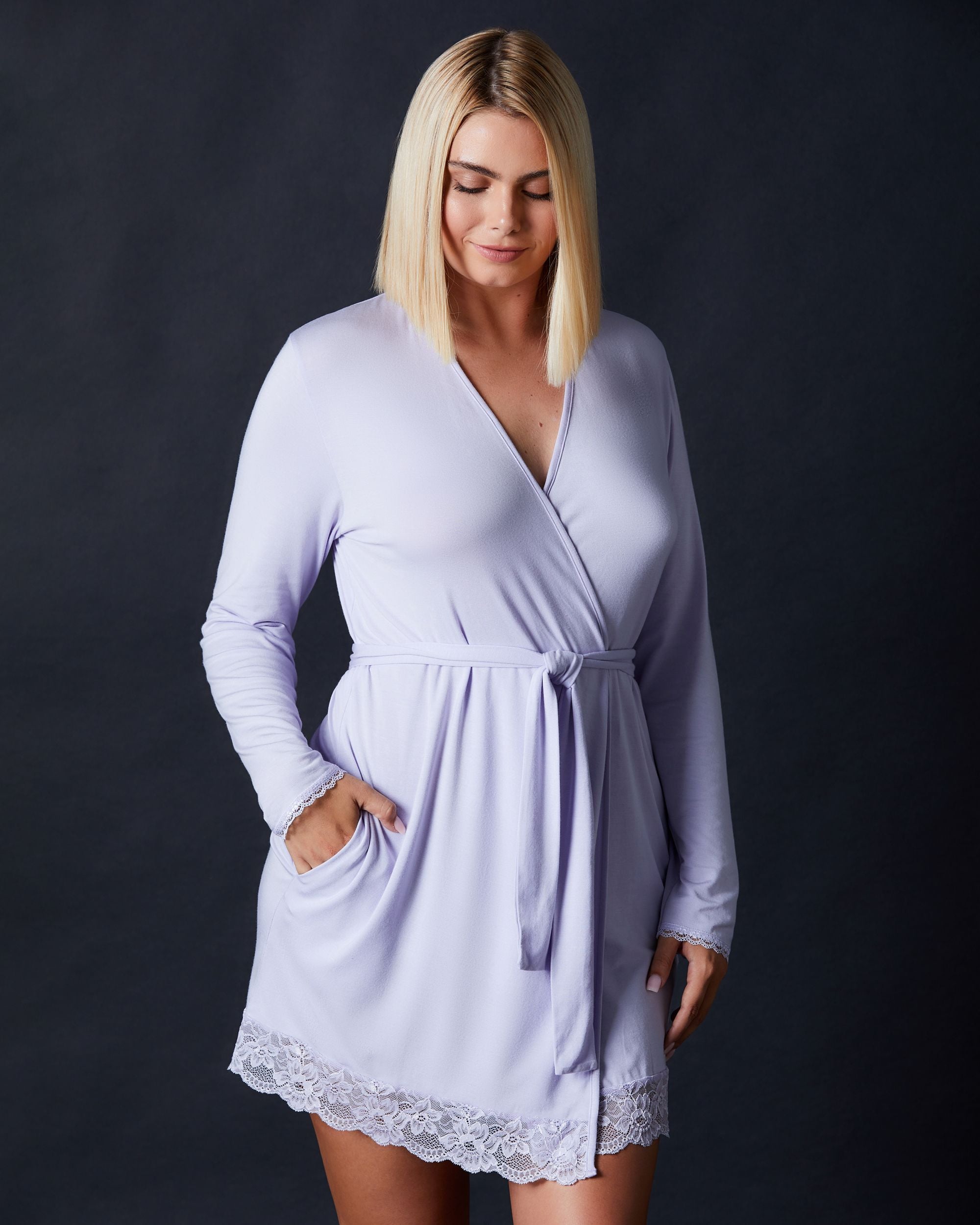 Journelle Emma Robe in purple