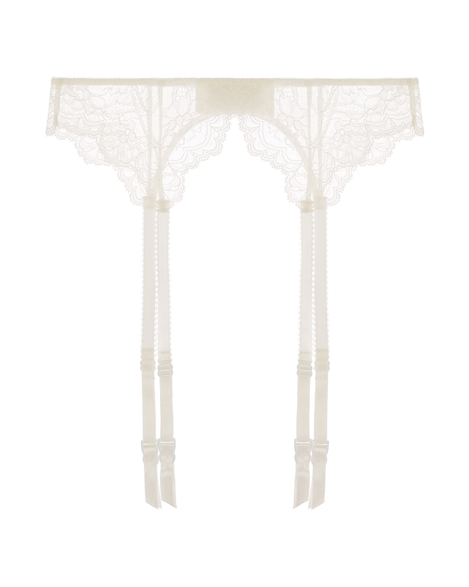 Journelle Anais Suspender Belt in white