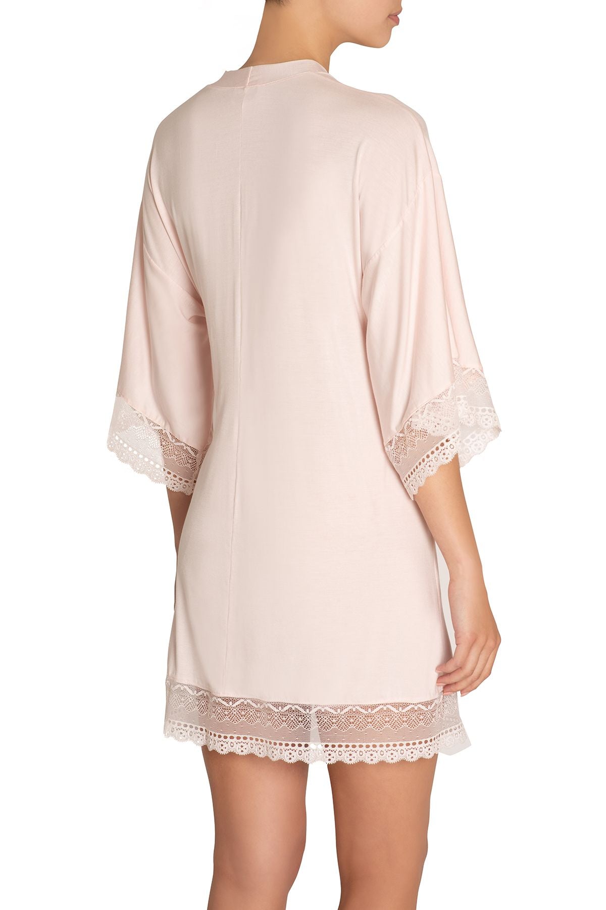 Eberjey Lucie Side Tie Robe in pink