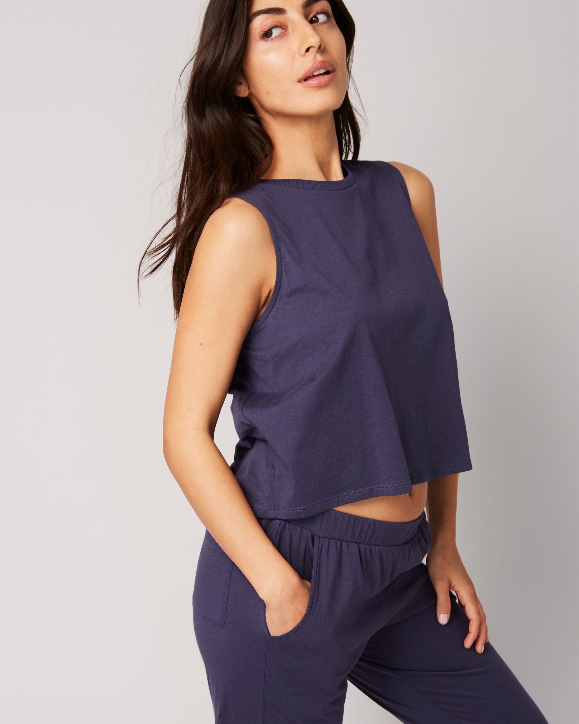 Eberjey Romy Clique Tank in blue