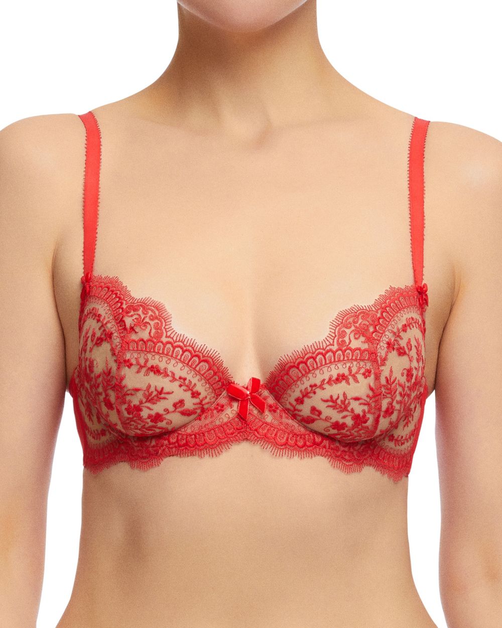 Dita Von Teese Severine Underwire Bra in red