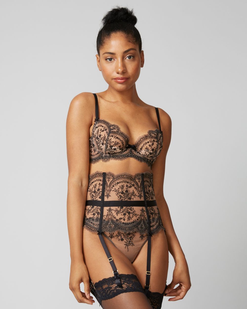 Dita Von Teese Severine Suspender in beige