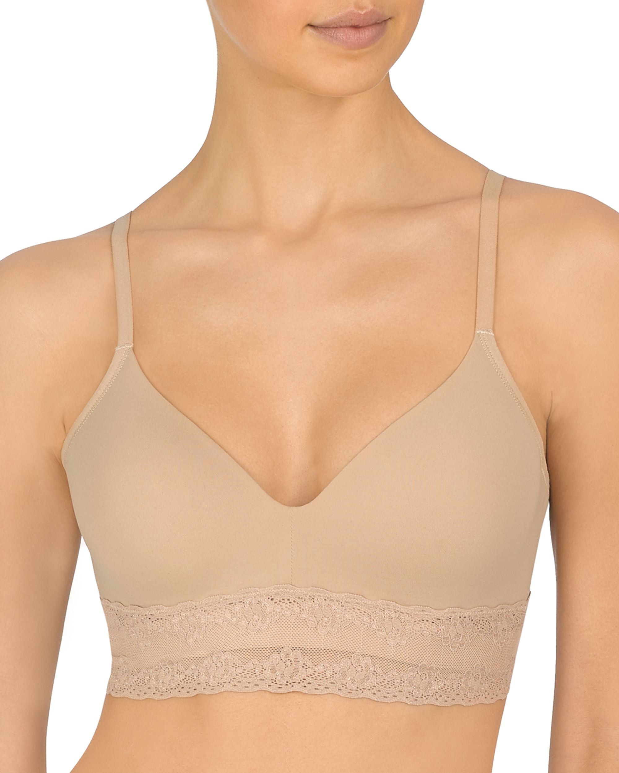 Natori Bliss Perfection Contour Soft Cup Bra in beige