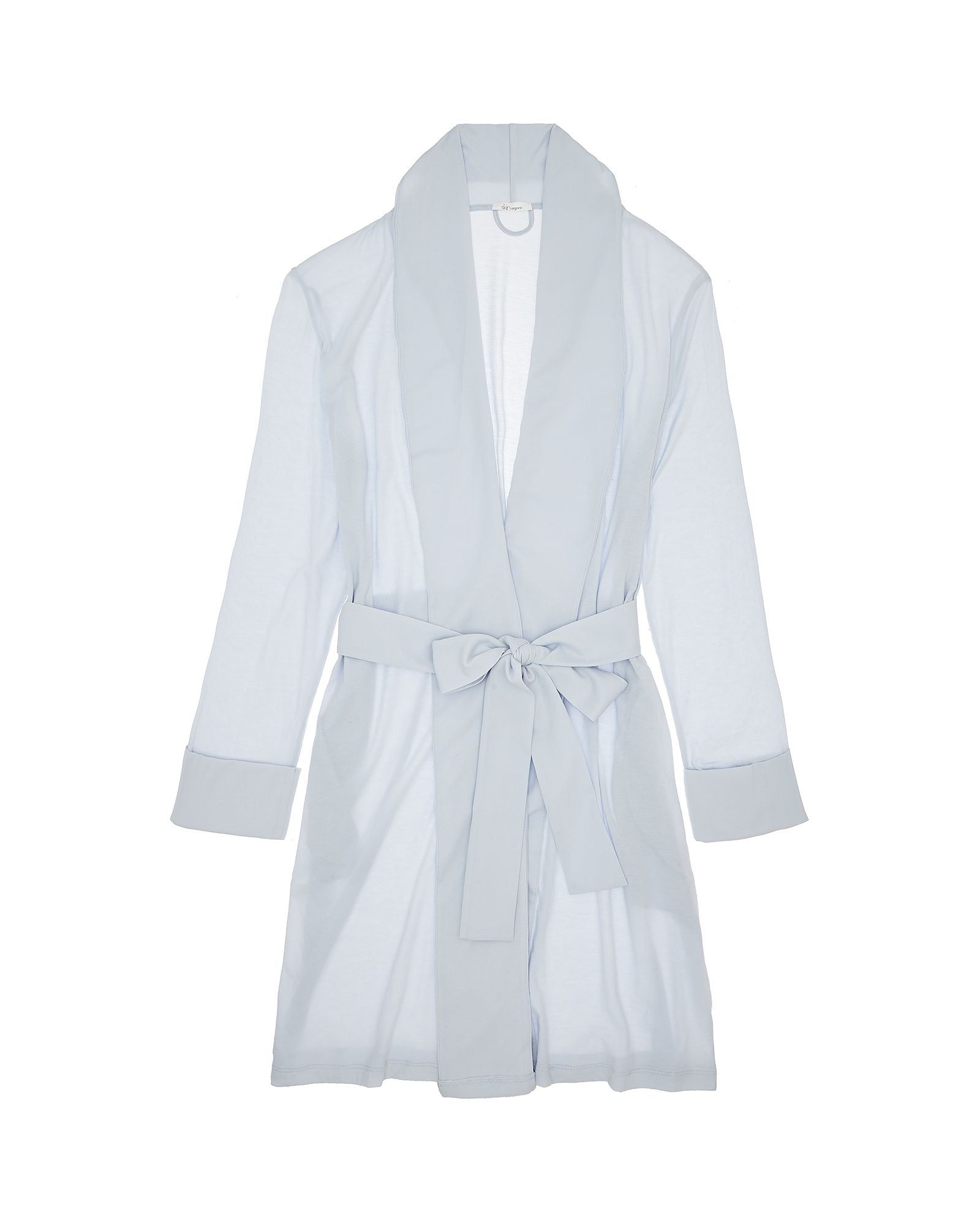Skin Organic Pima Cotton Kellyn Robe in blue