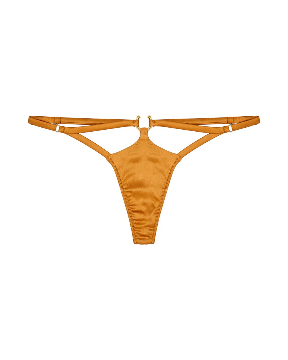 Studio Pia Clea Strap Thong in orange