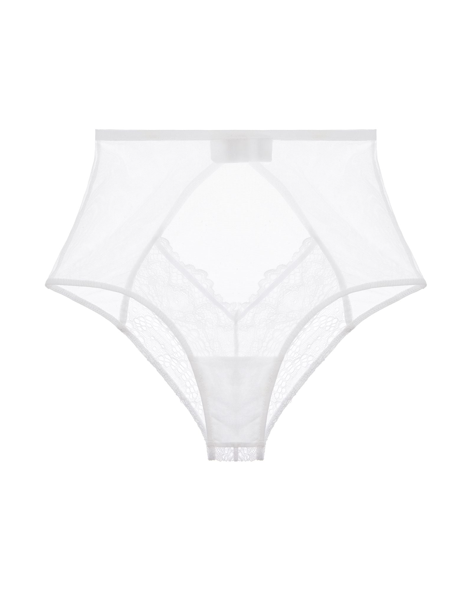Only Hearts Whisper Sweet Nothings High Waist Brief in white