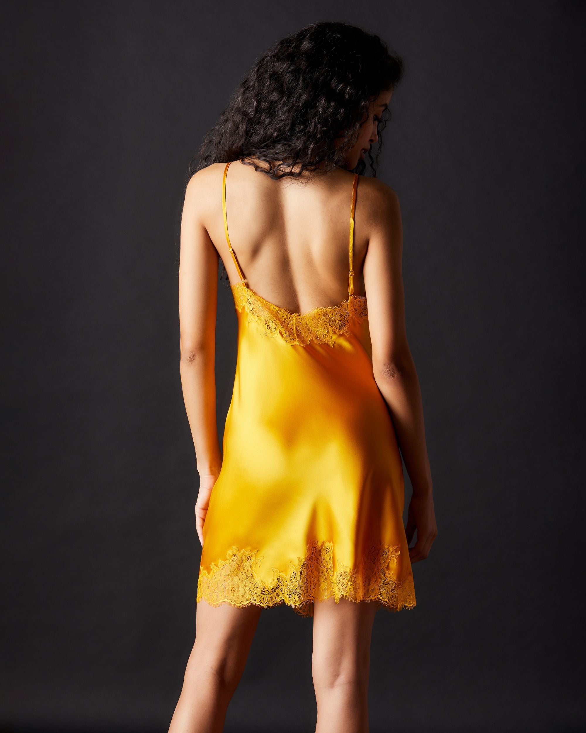 Journelle Charlotte Short Slip in yellow