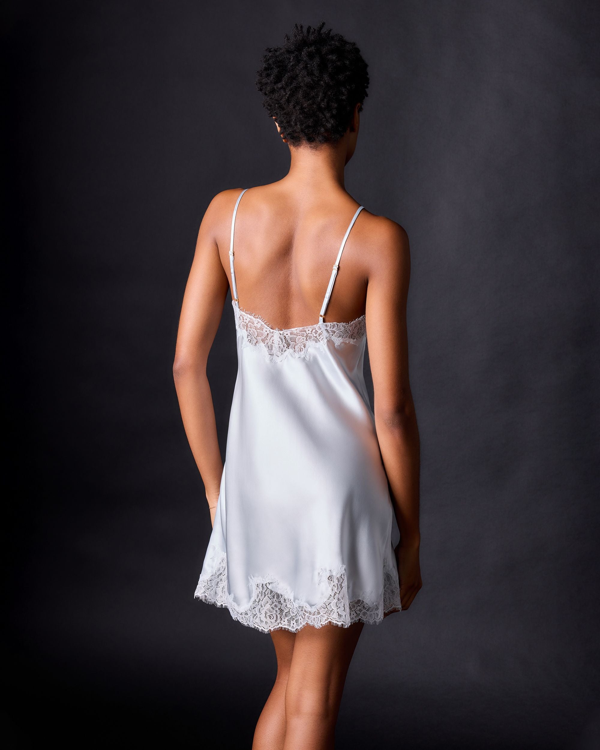 Journelle Charlotte Short Slip in blue