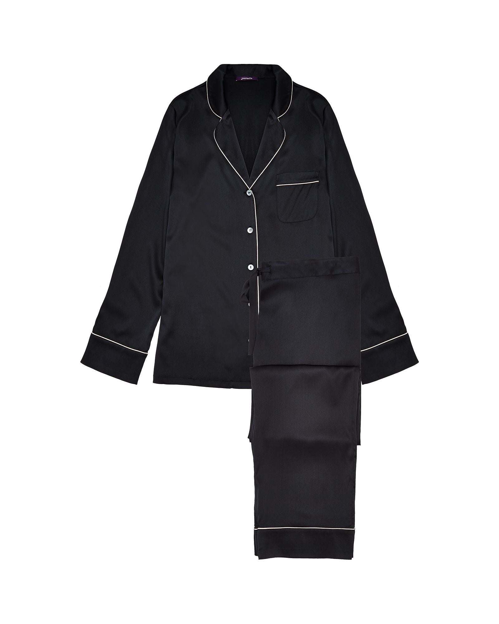 Journelle Marlene Pajama Set in black