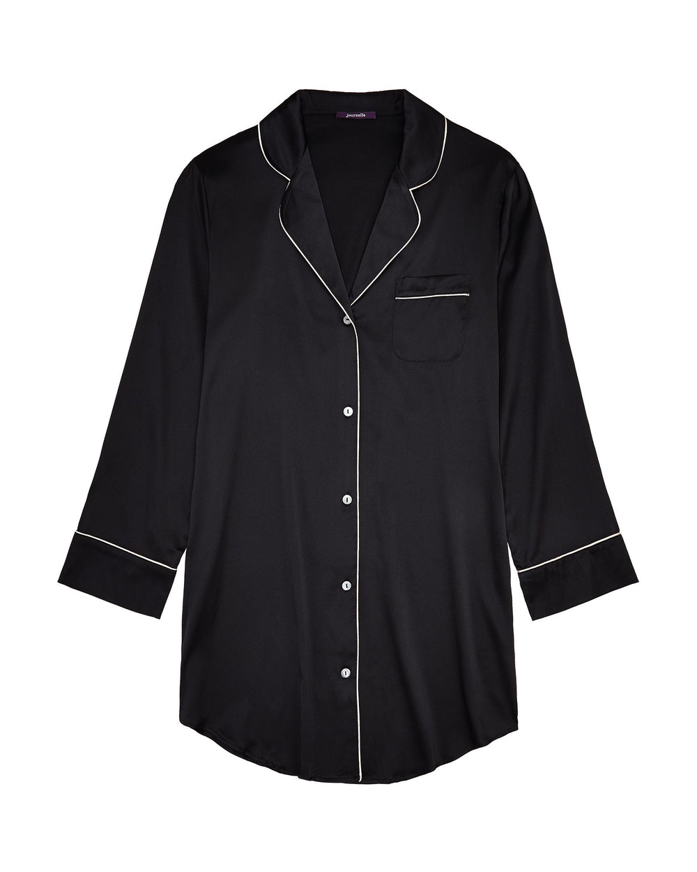 Journelle Bette Sleepshirt in black