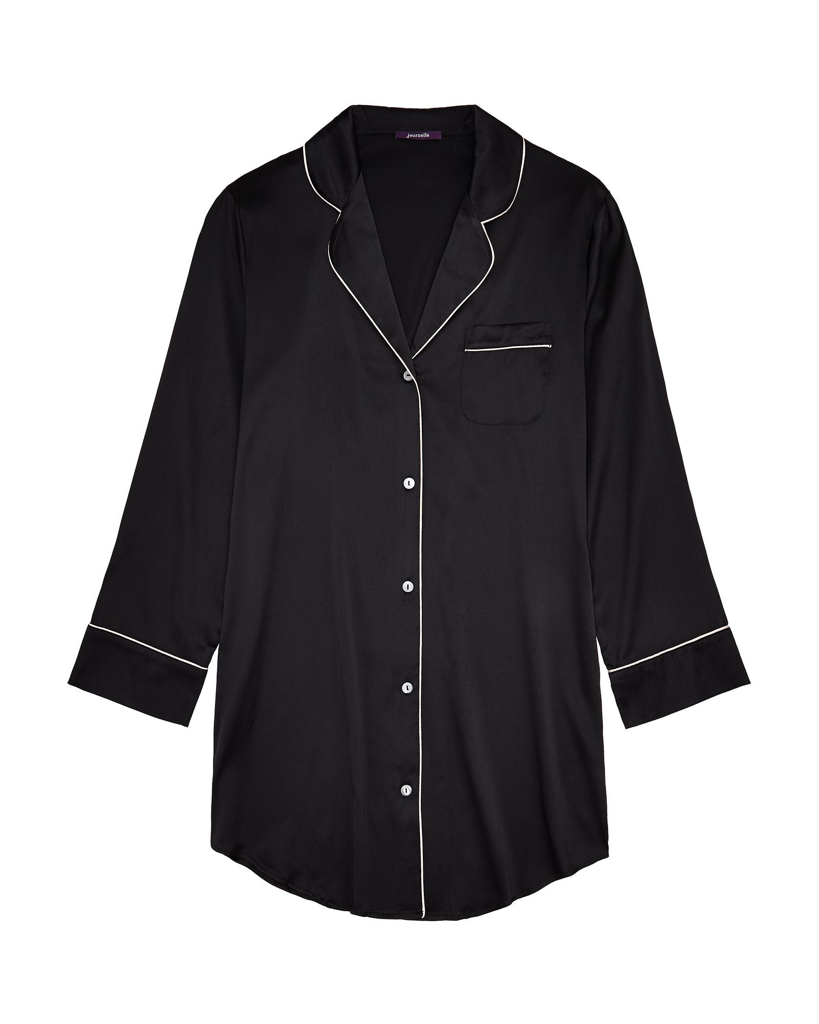 Journelle Bette Sleepshirt in black
