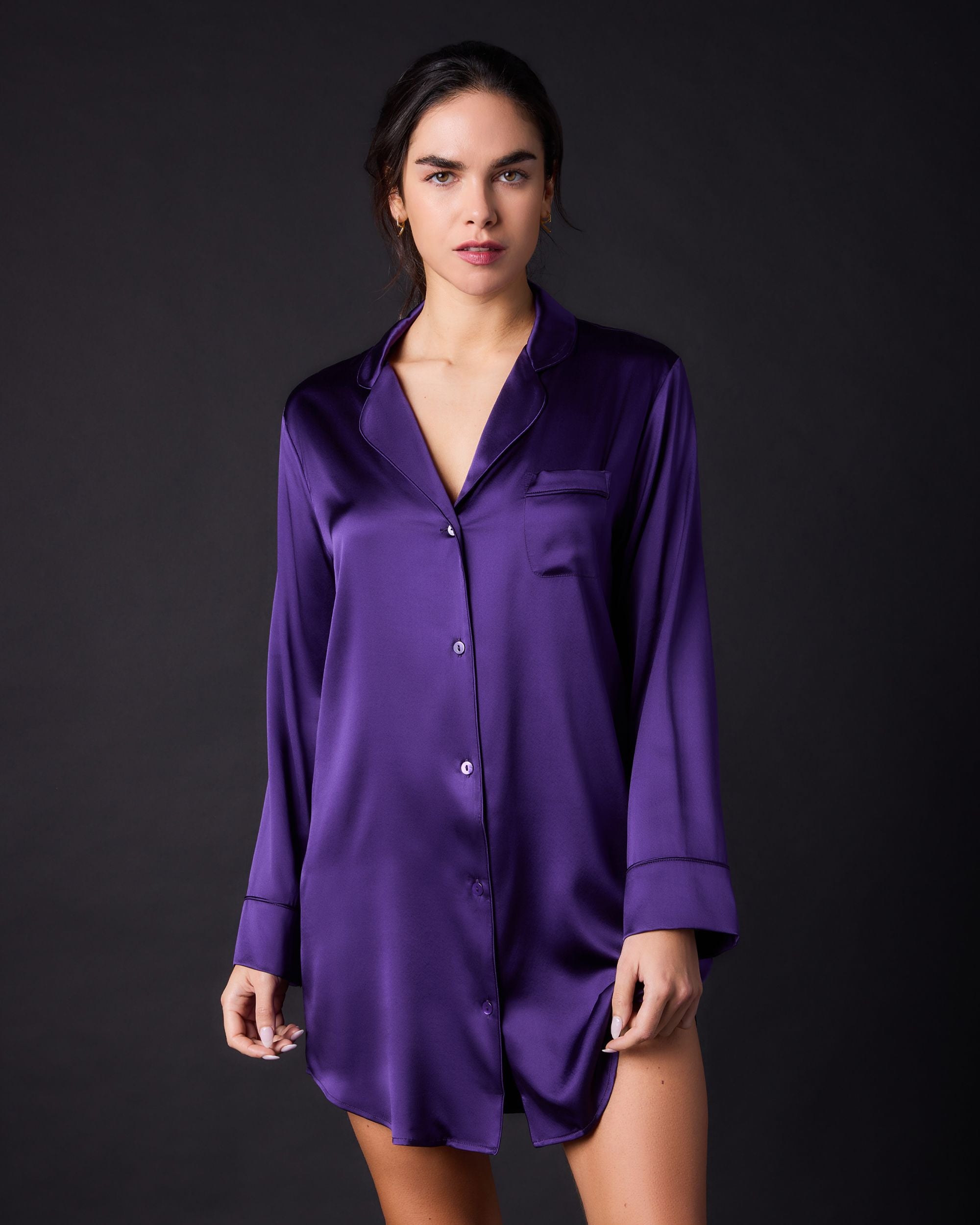 Journelle Bette Sleepshirt in purple