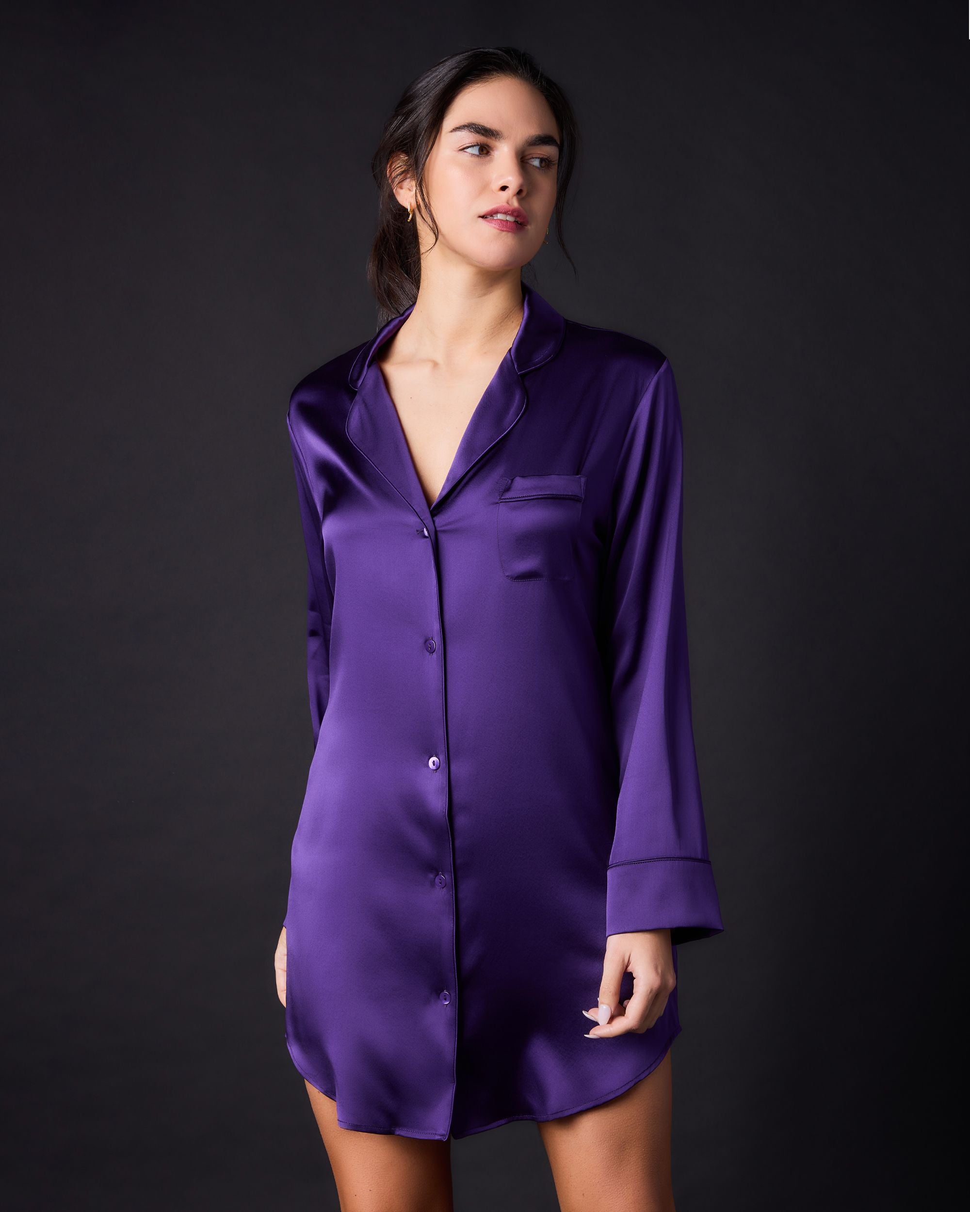 Journelle Bette Sleepshirt in purple