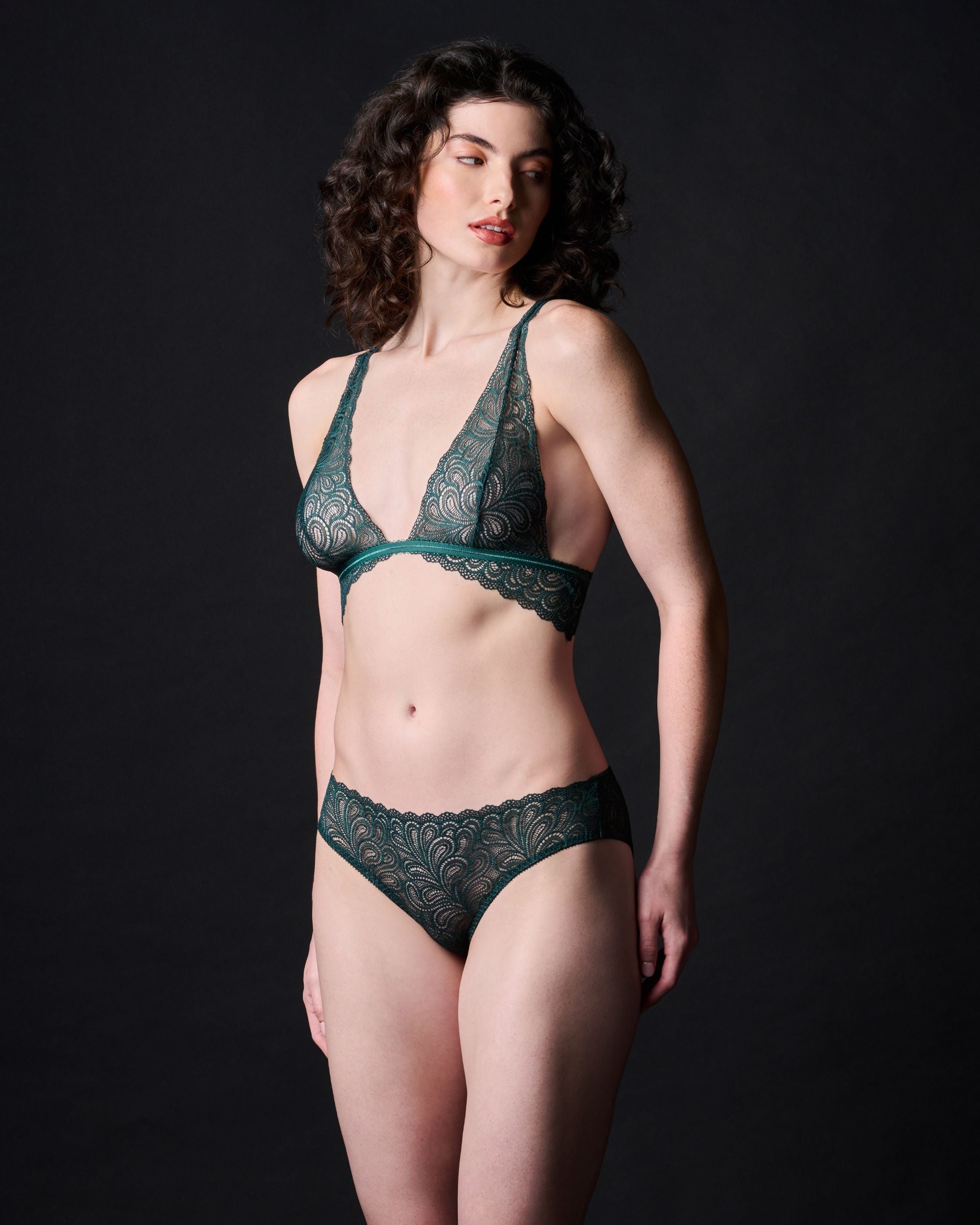 Journelle Karina Ouvert in green