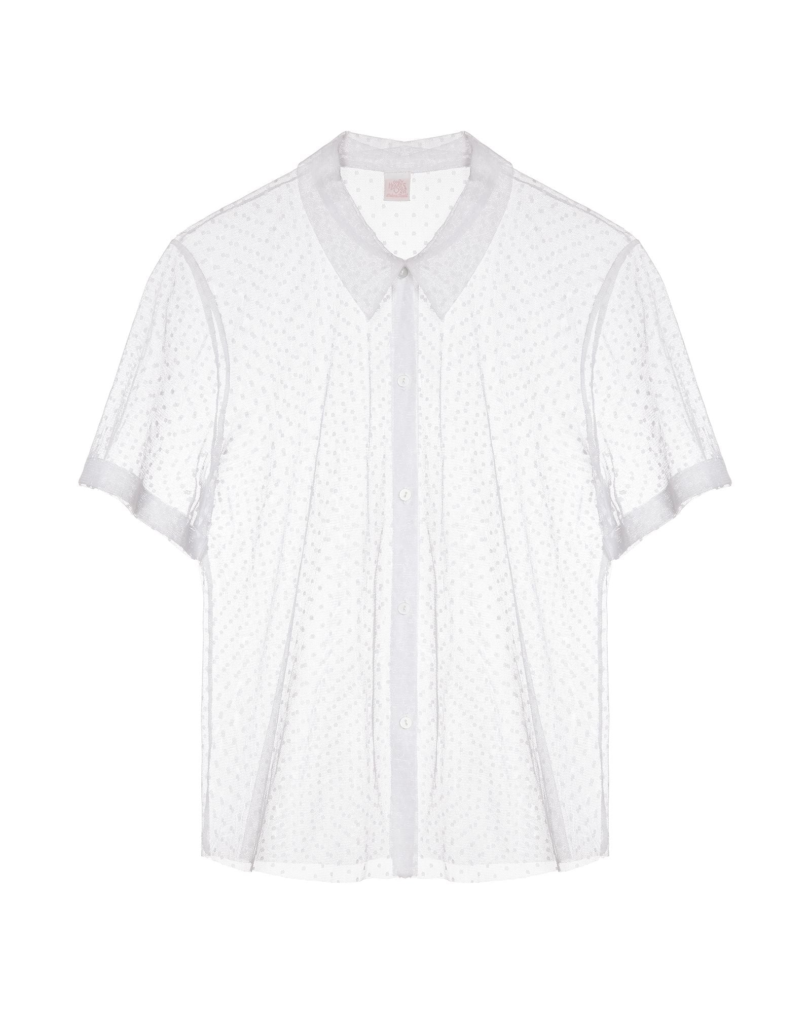 Only Hearts Coucou Lola Button Down Top in white