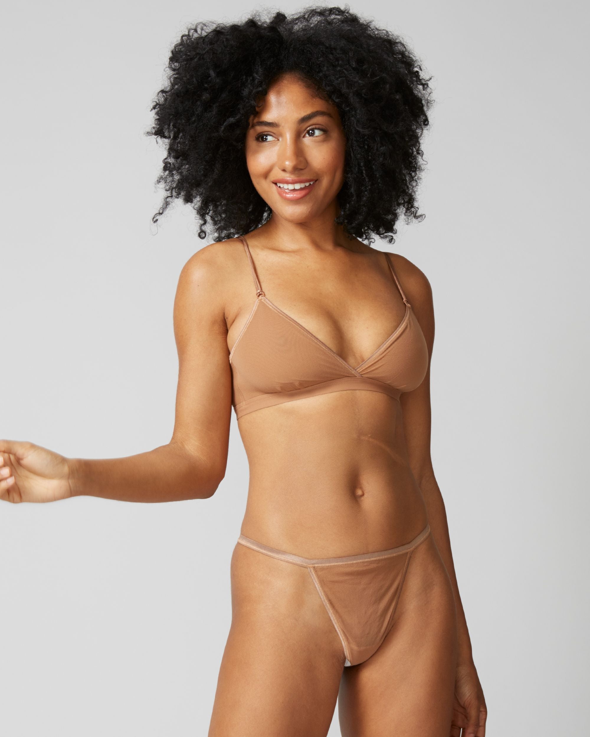 Cosabella Soire Confidence Bralette in brown