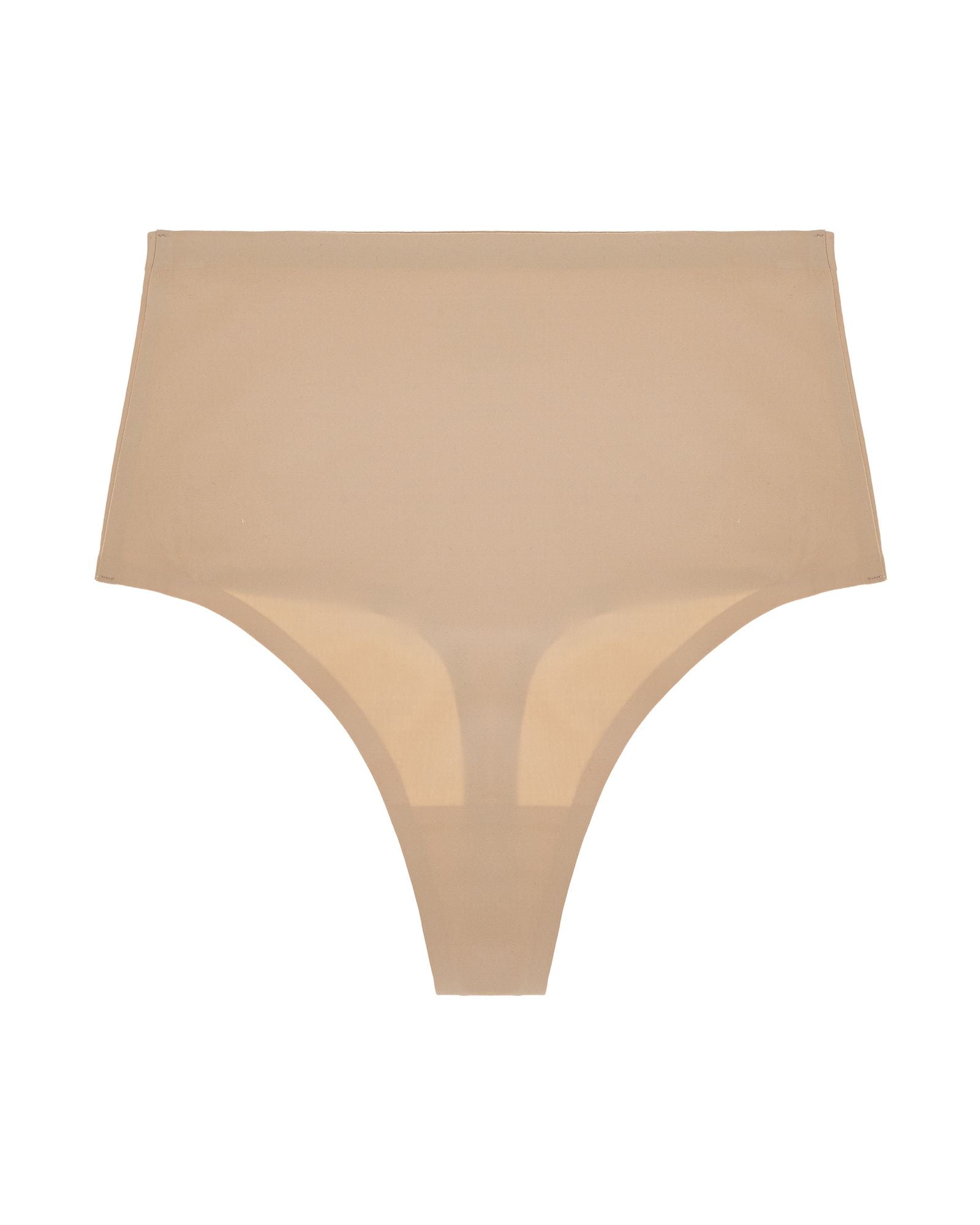 Chantelle Soft Stretch Retro Thong in beige