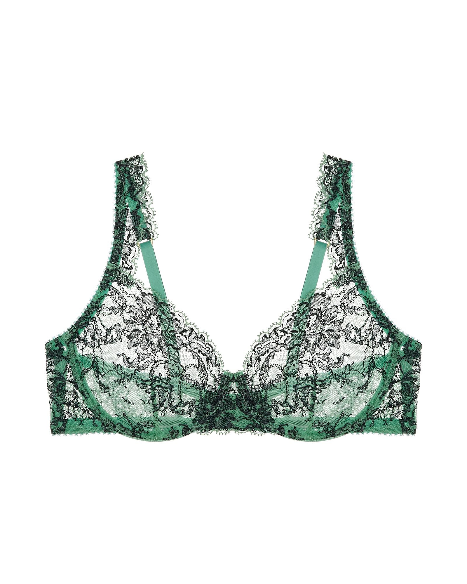 Journelle Chloe Demi Bra in green