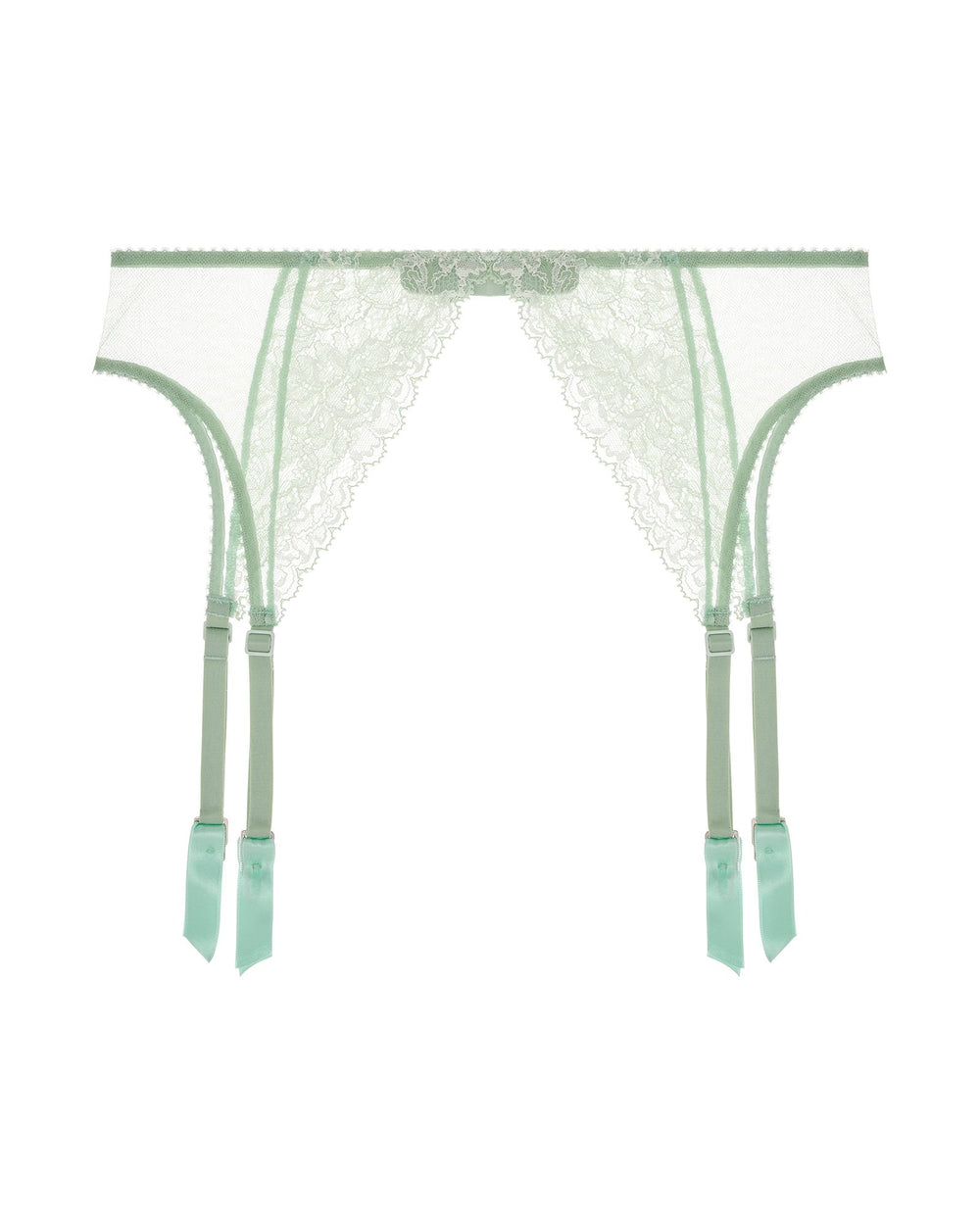 Journelle Chloe Suspender Belt in green