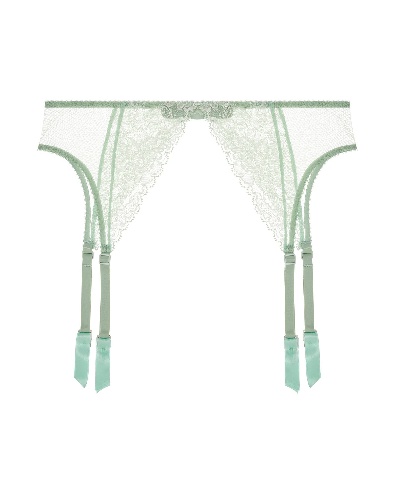Journelle Chloe Suspender Belt in green