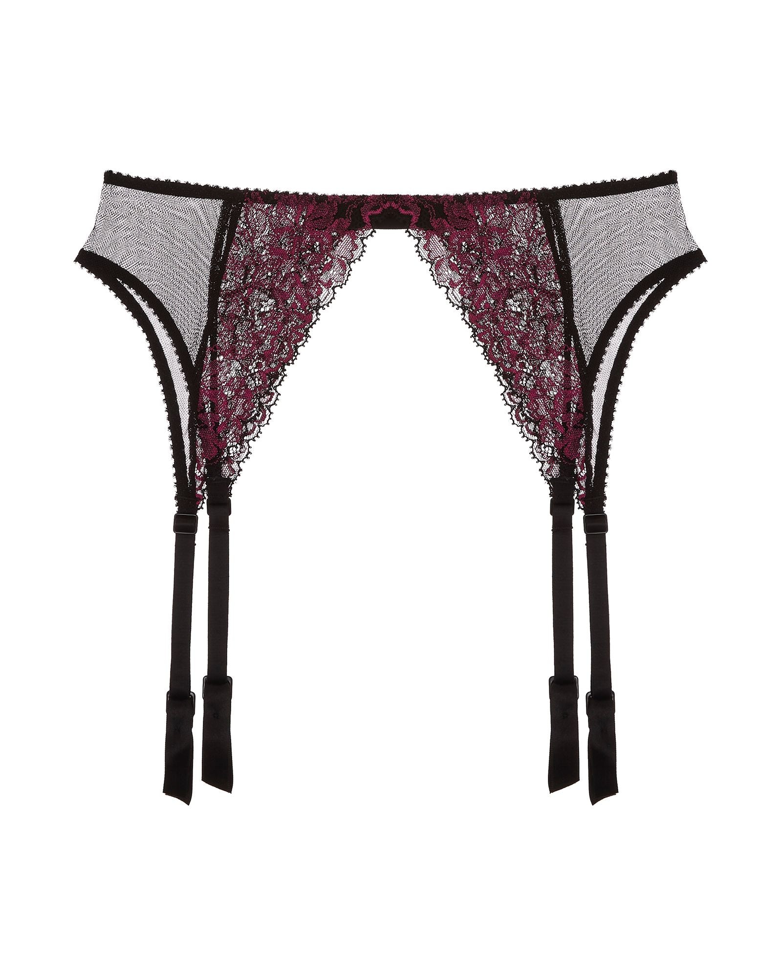 Journelle Chloe Suspender Belt in purple