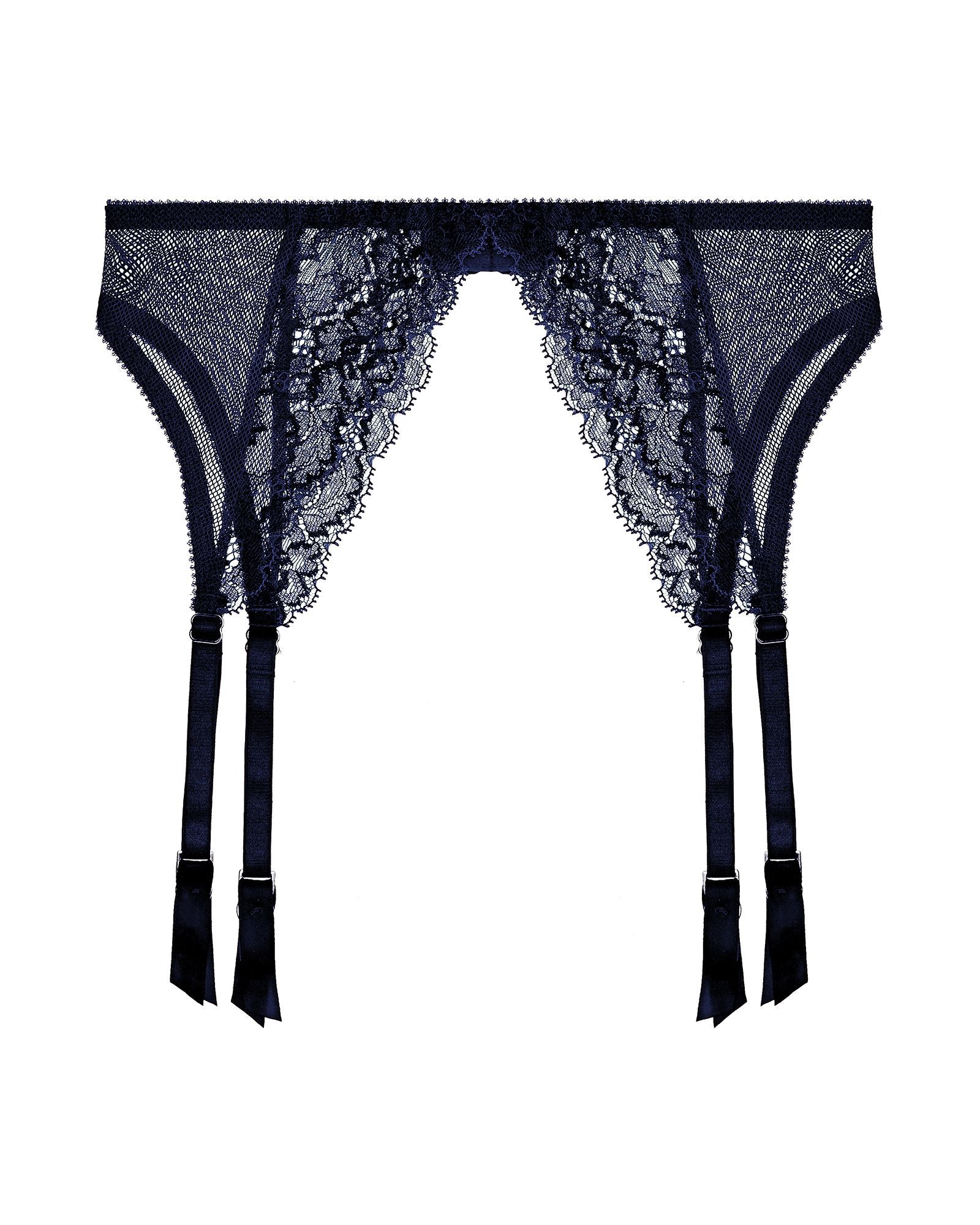 Journelle Chloe Suspender Belt in blue