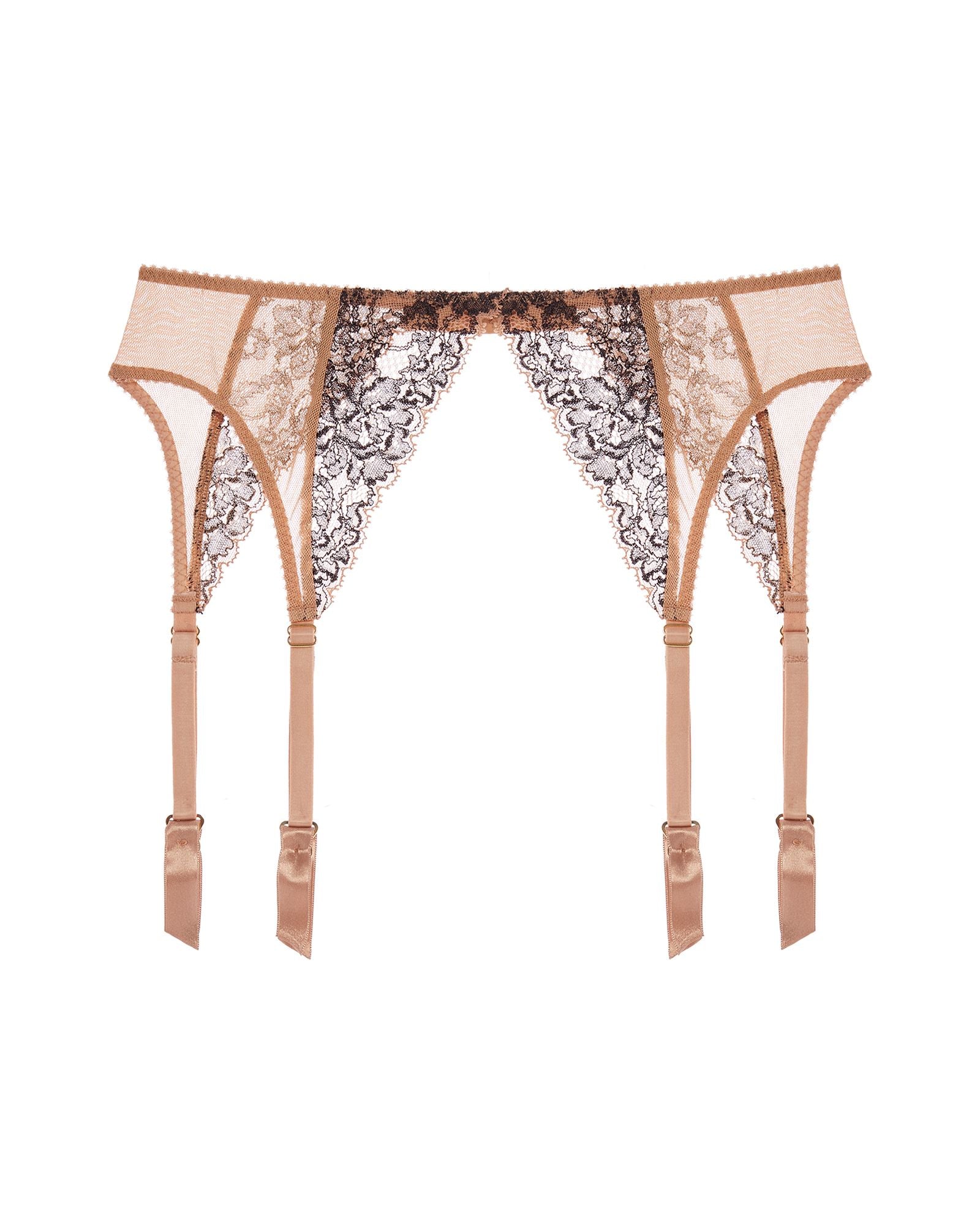 Journelle Chloe Suspender Belt in beige