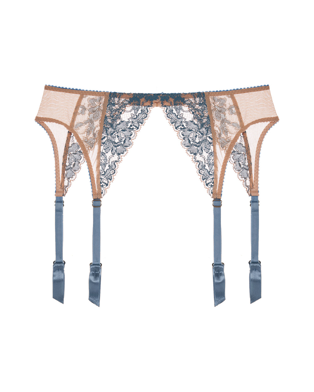Journelle Chloe Suspender Belt in blue