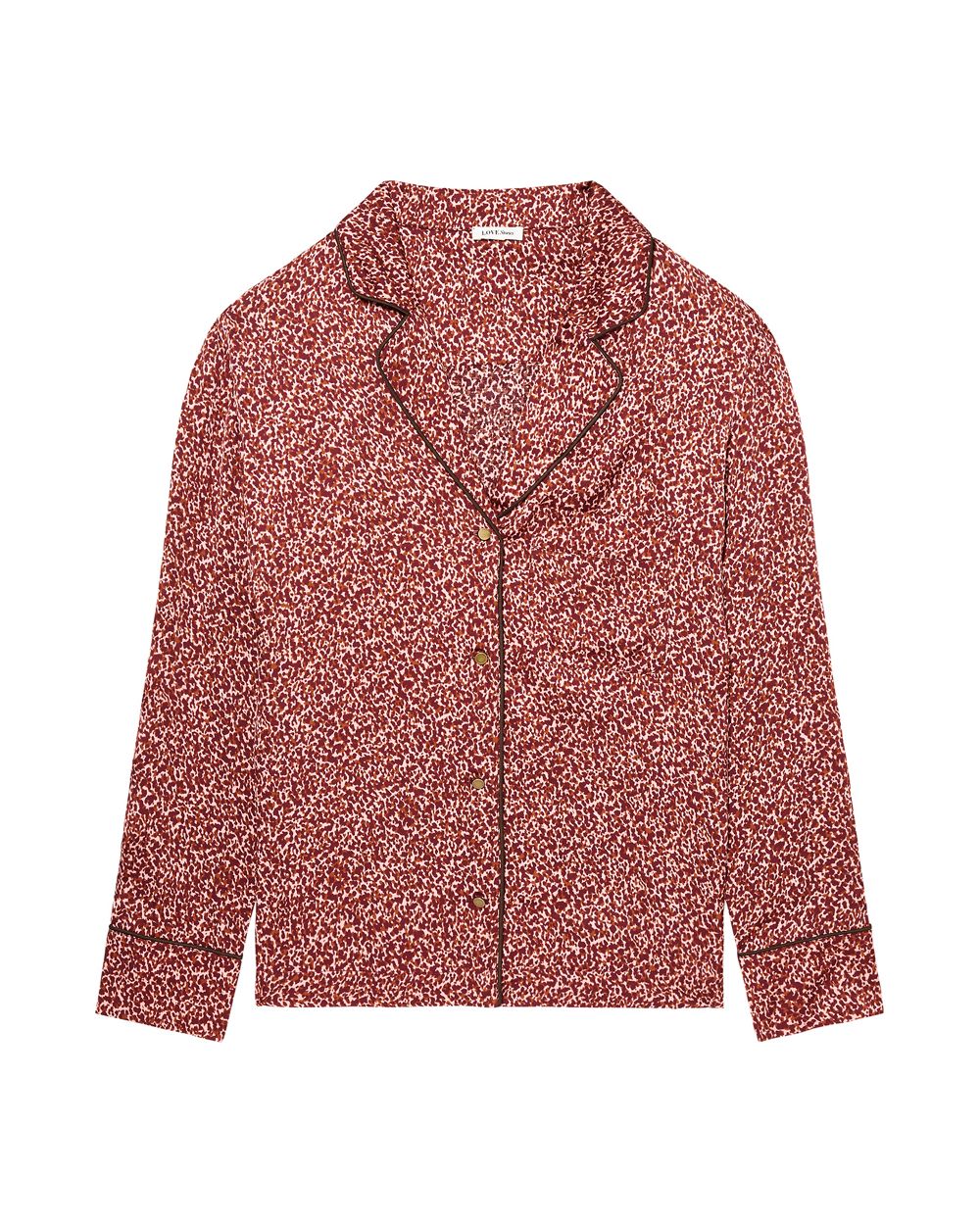 Love Stories Jude L Pajama Top in red