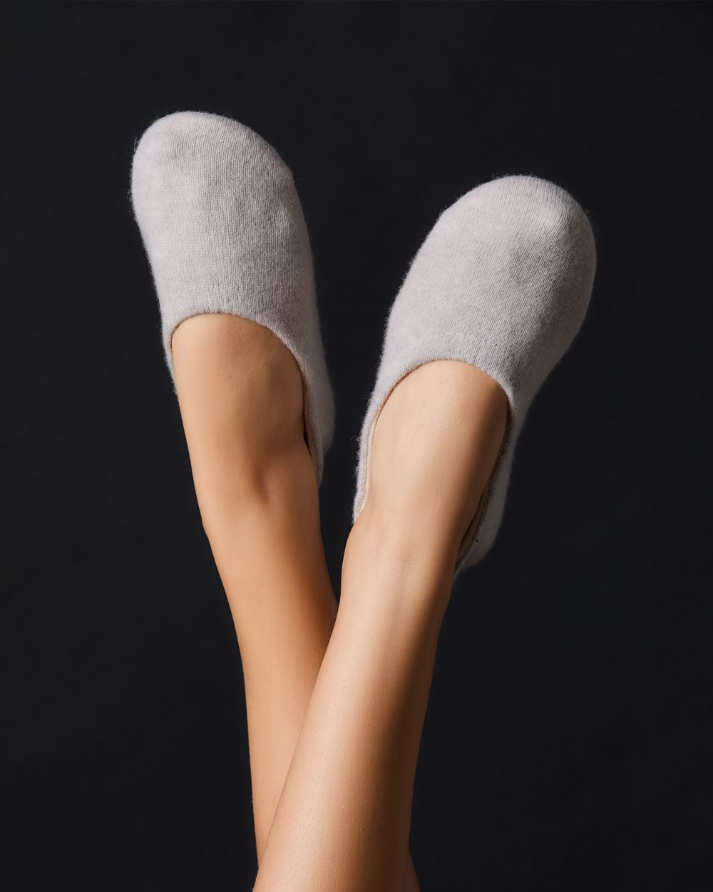 Skin Cashmere Ballet Flat in gray