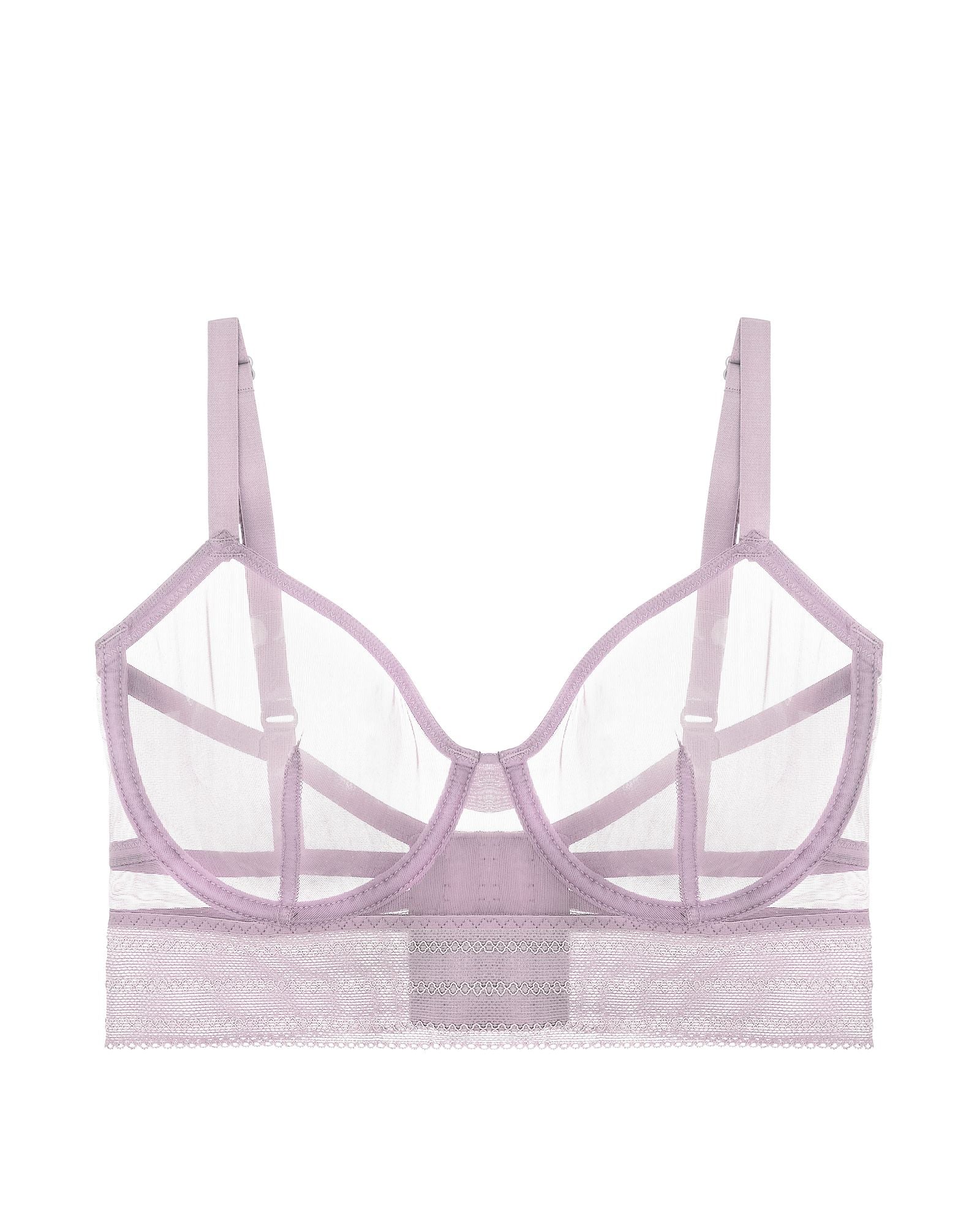 Else Bare Underwire Bra in purple