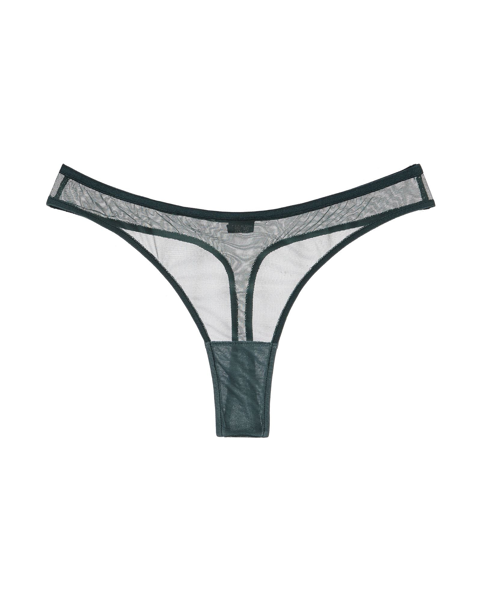 Only Hearts Whisper Basic Thong in green