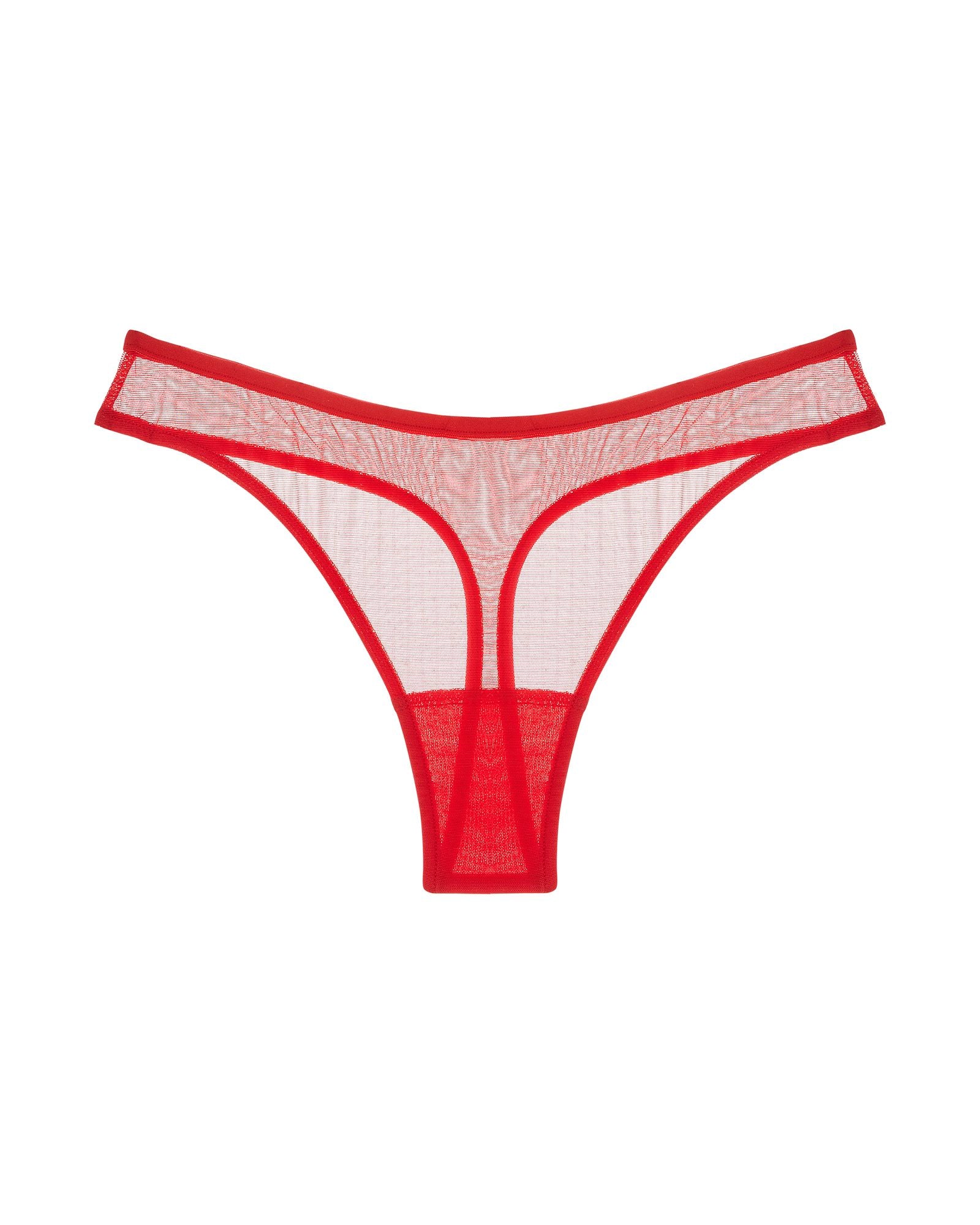 Only Hearts Whisper Basic Thong in red