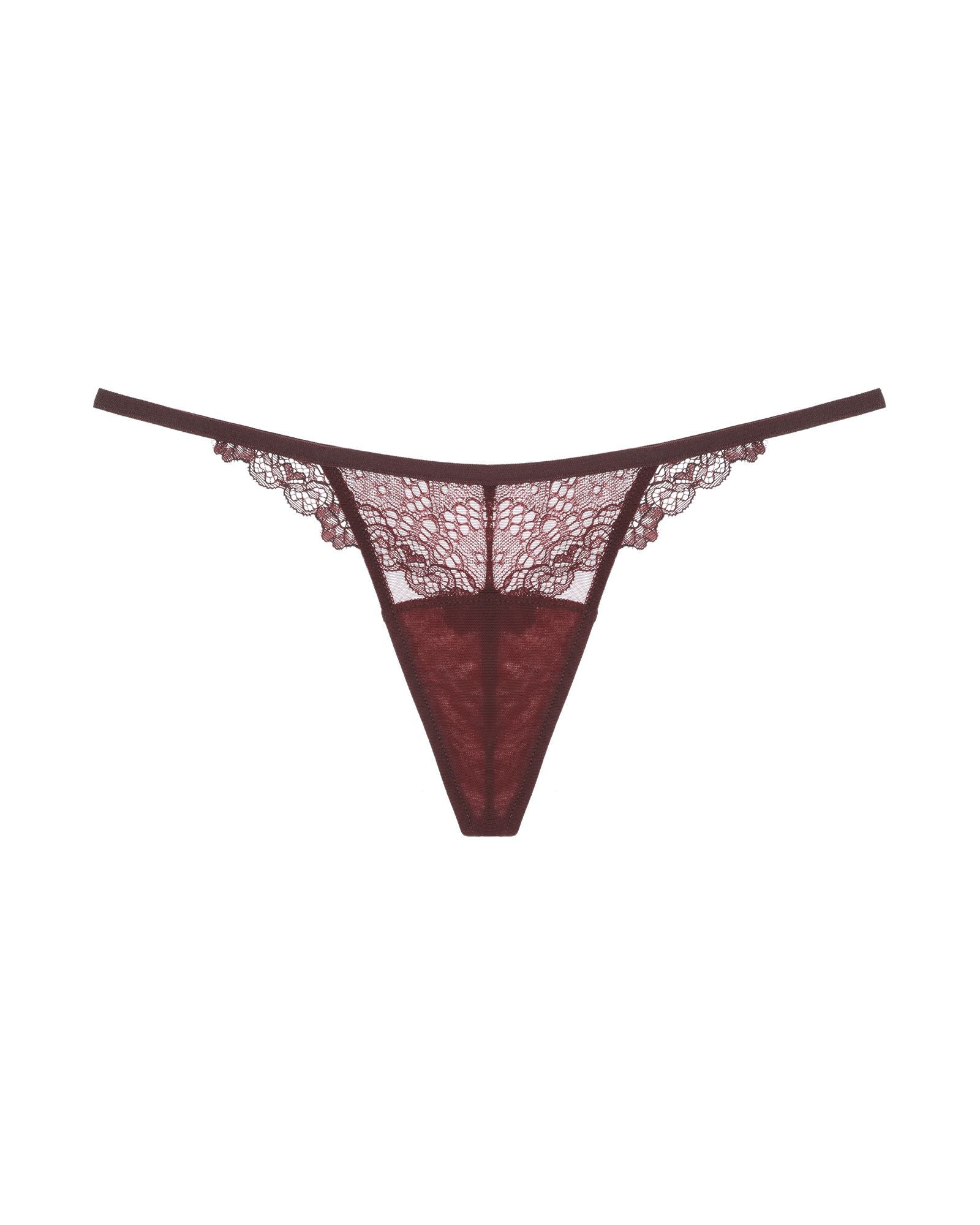 Only Hearts Whisper Sweet Nothings Barely There G-String in red