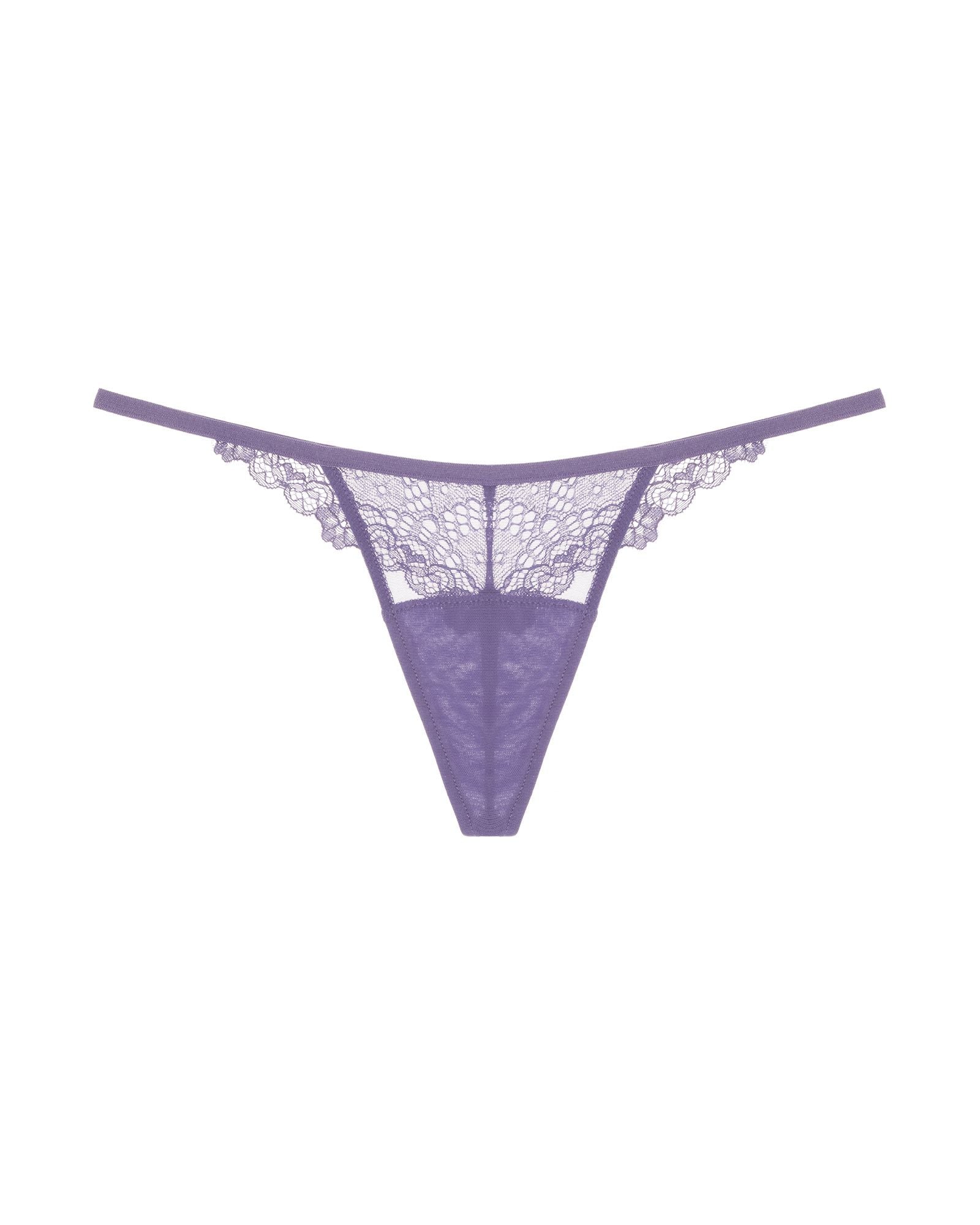 Only Hearts Whisper Sweet Nothings Barely There G-String in purple