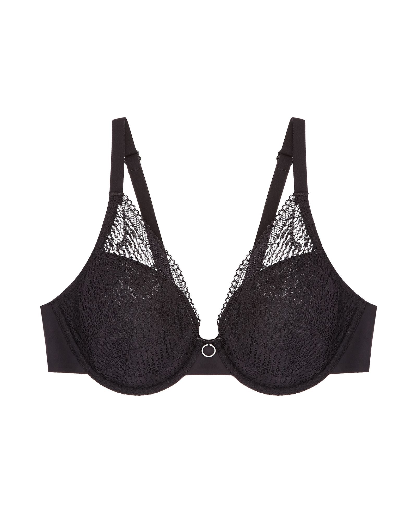 Chantelle Erika Plunge Bra in black