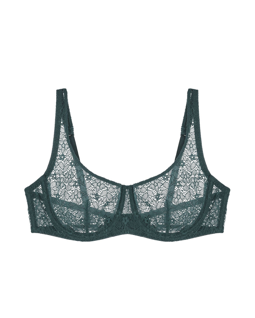 Journelle Alix Demi Scoop Bra in green