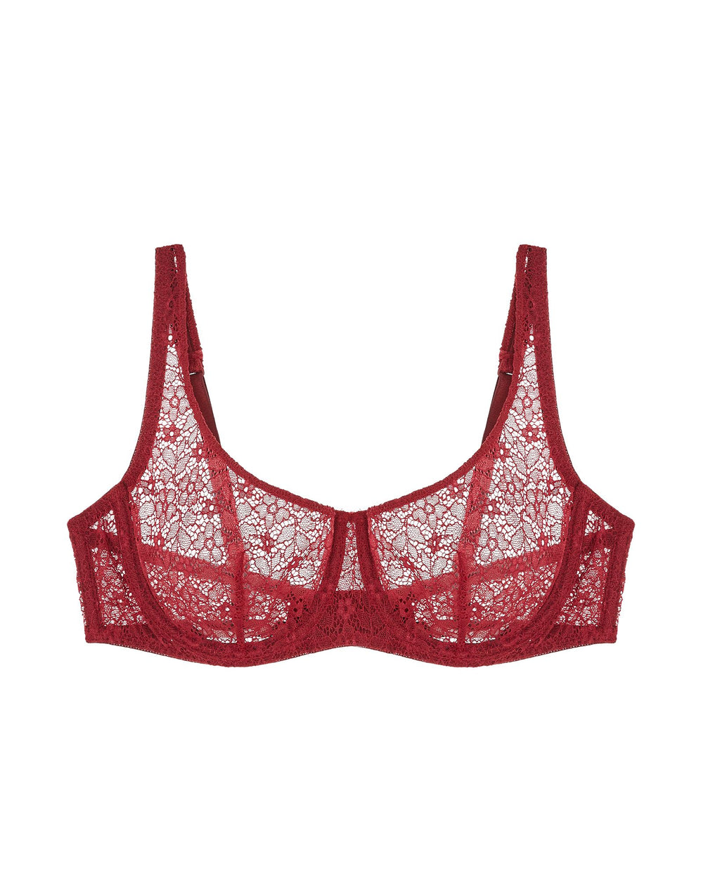 Journelle Alix Demi Scoop Bra in purple