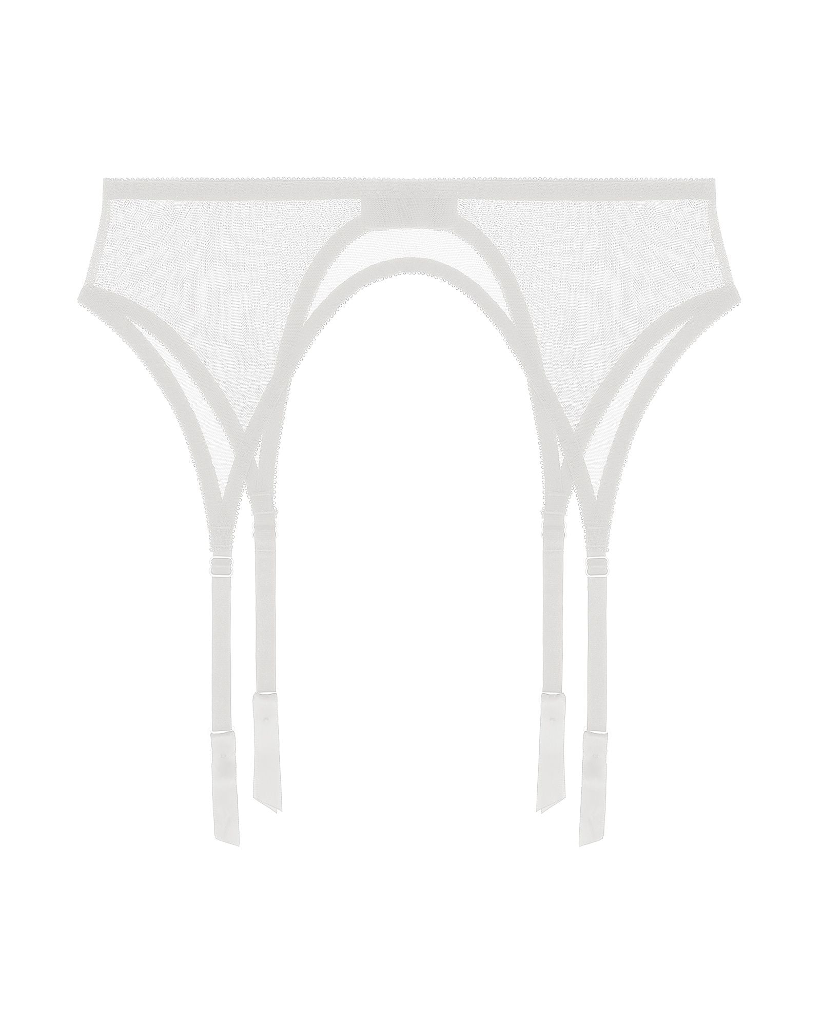 Journelle Odette Classic Suspender in white