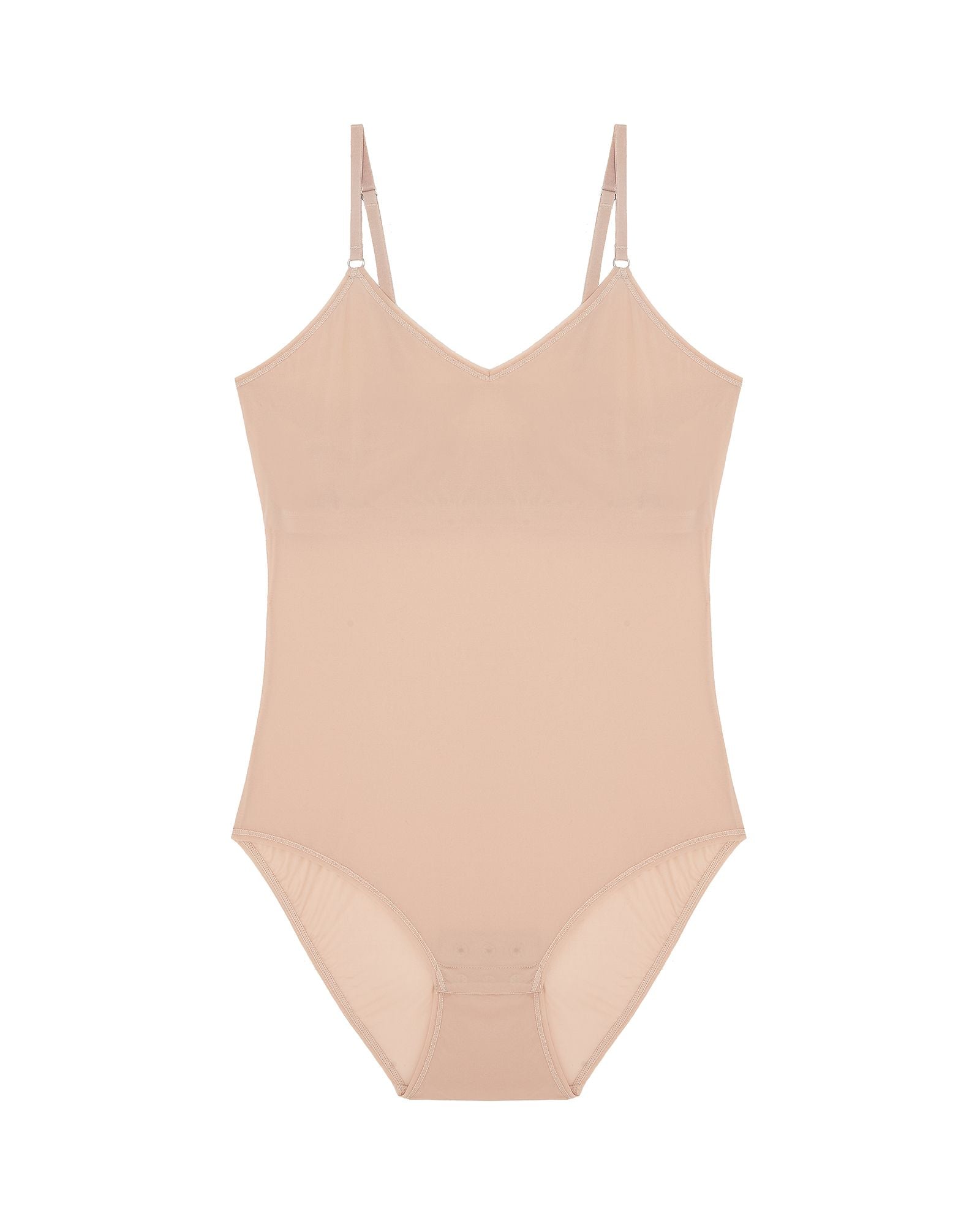 OnGossamer Next to Nothing Micro Bodysuit in beige