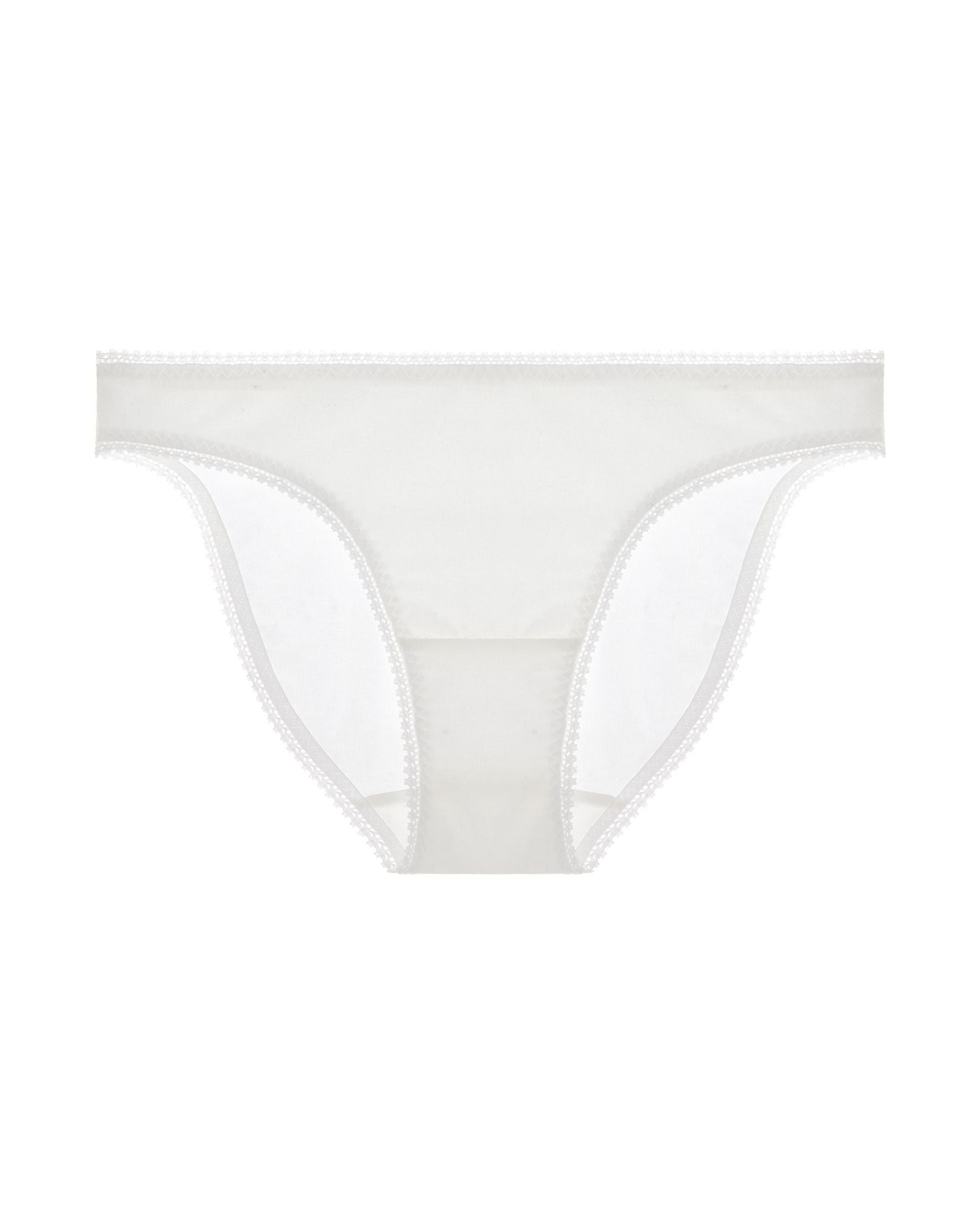 OnGossamer Cabana Cotton Hip Bikini in white