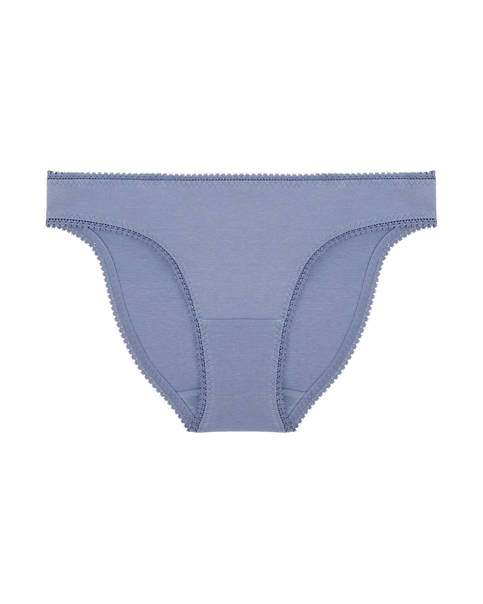 OnGossamer Cabana Cotton Hip Bikini in blue
