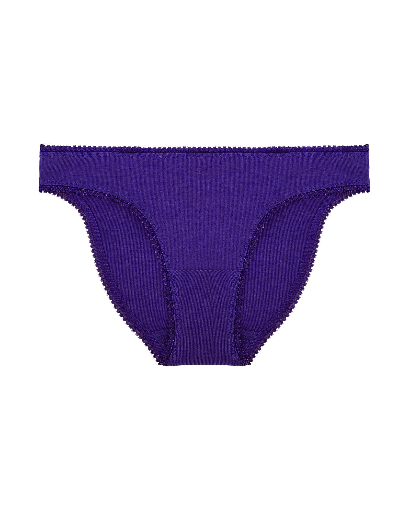 OnGossamer Cabana Cotton Hip Bikini in blue