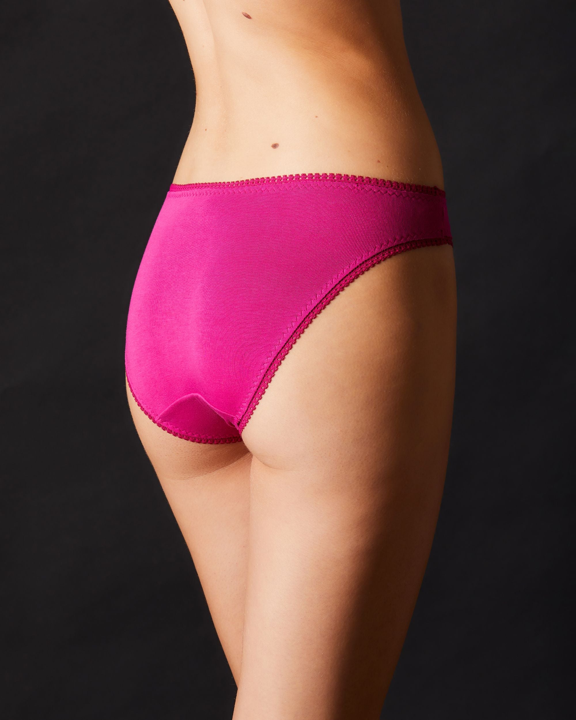 OnGossamer Cabana Cotton Hip Bikini in pink