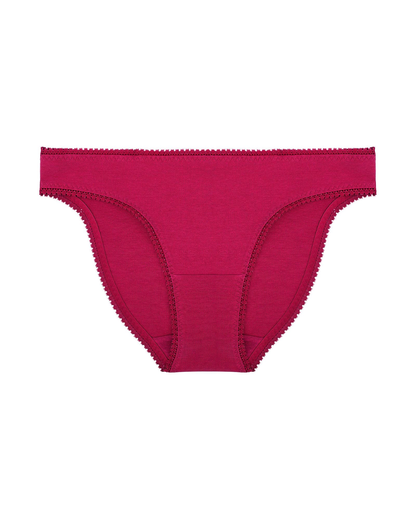 OnGossamer Cabana Cotton Hip Bikini in pink